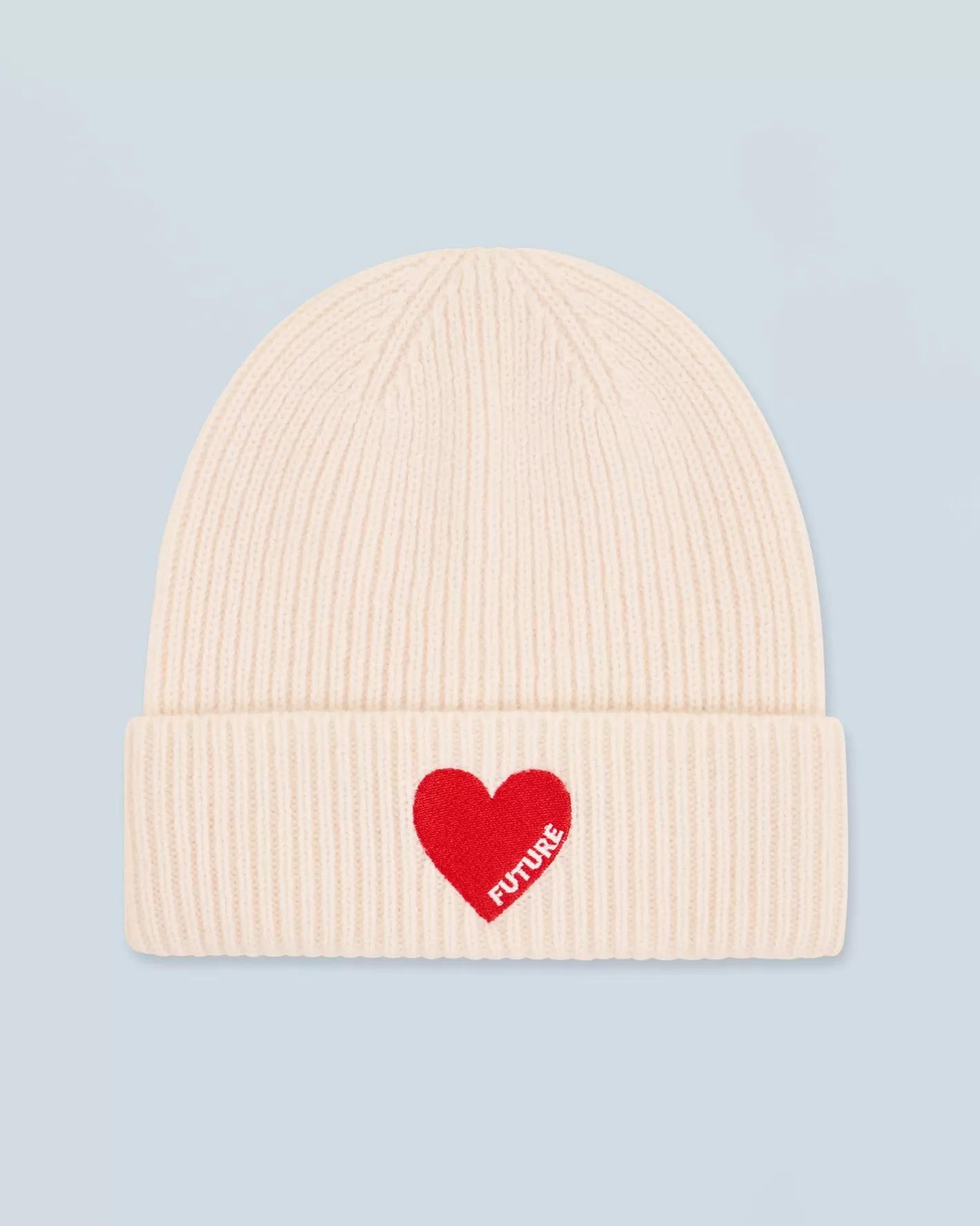 Berretto Con Risvolto Cuore-FROM FUTURE Fashion
