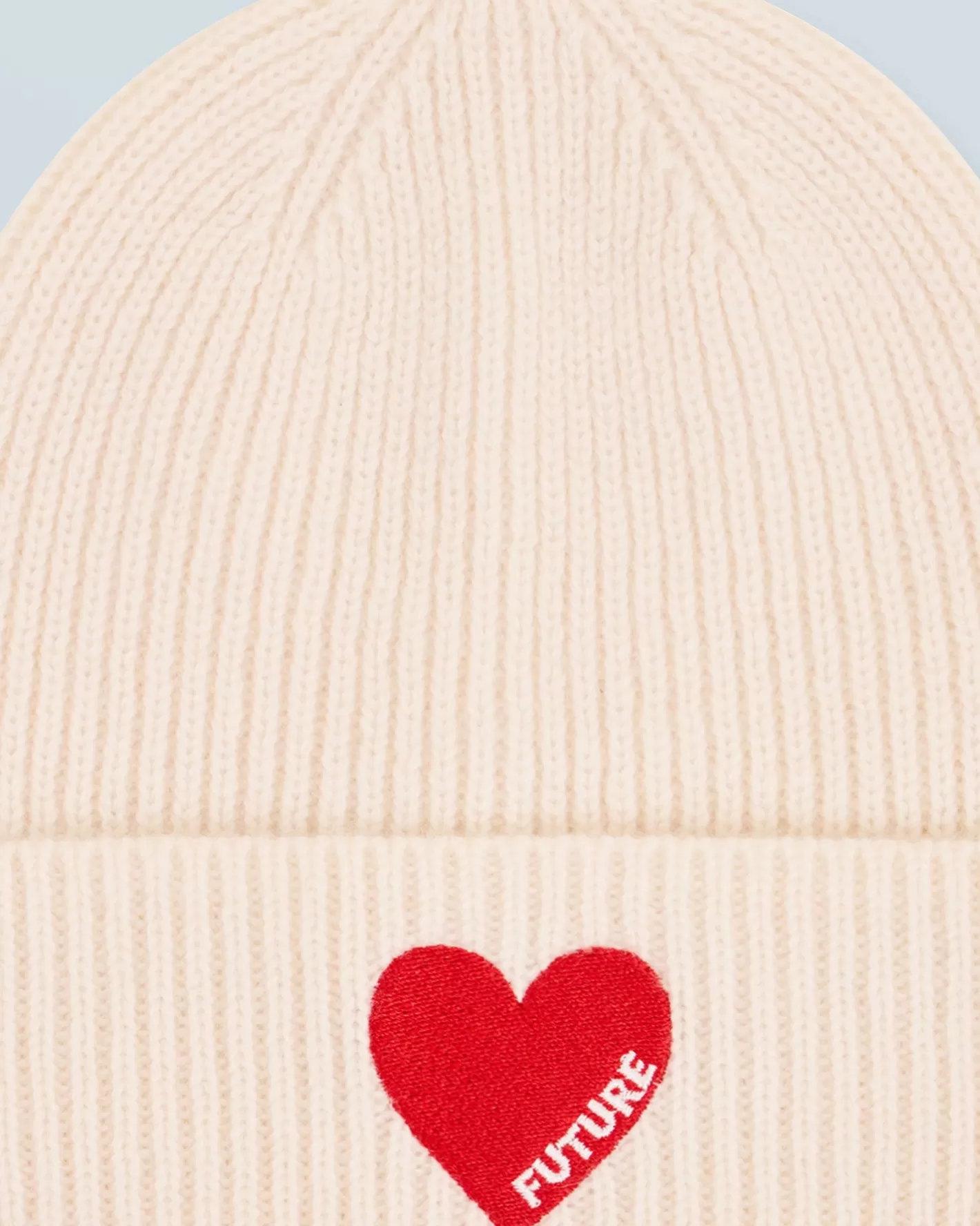 Berretto Con Risvolto Cuore-FROM FUTURE Fashion