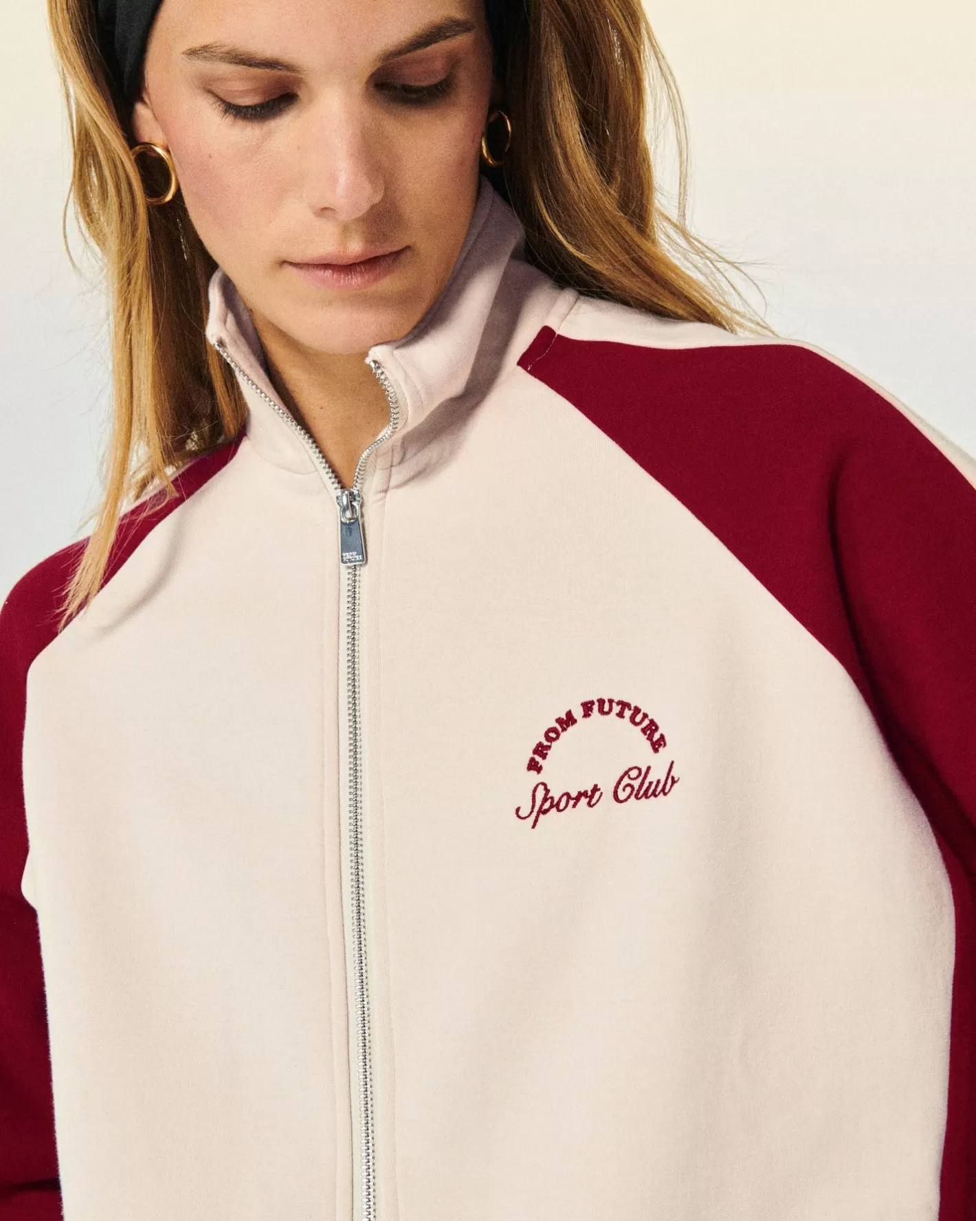 Felpa Con Zip-FROM FUTURE Cheap