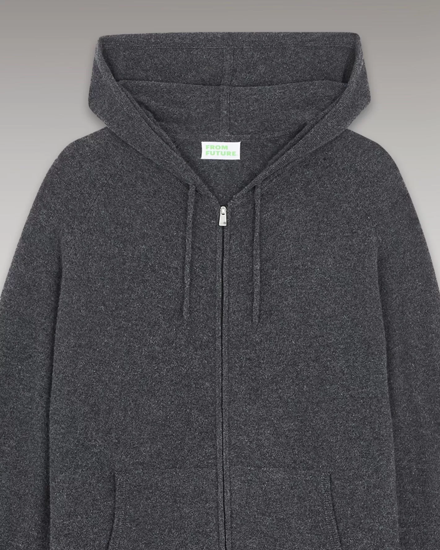 Felpa-pullover Con Zip Basic-FROM FUTURE Fashion
