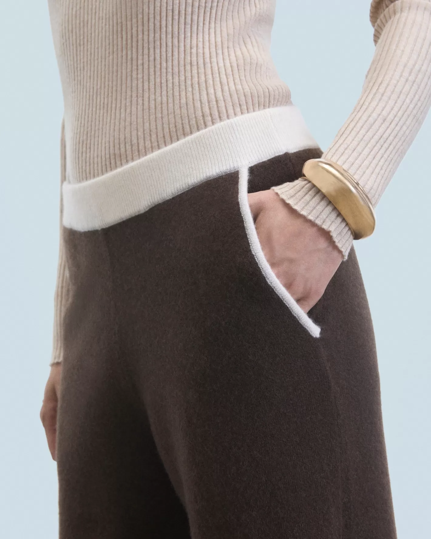 Joggers Larghi Bicolori-FROM FUTURE Clearance
