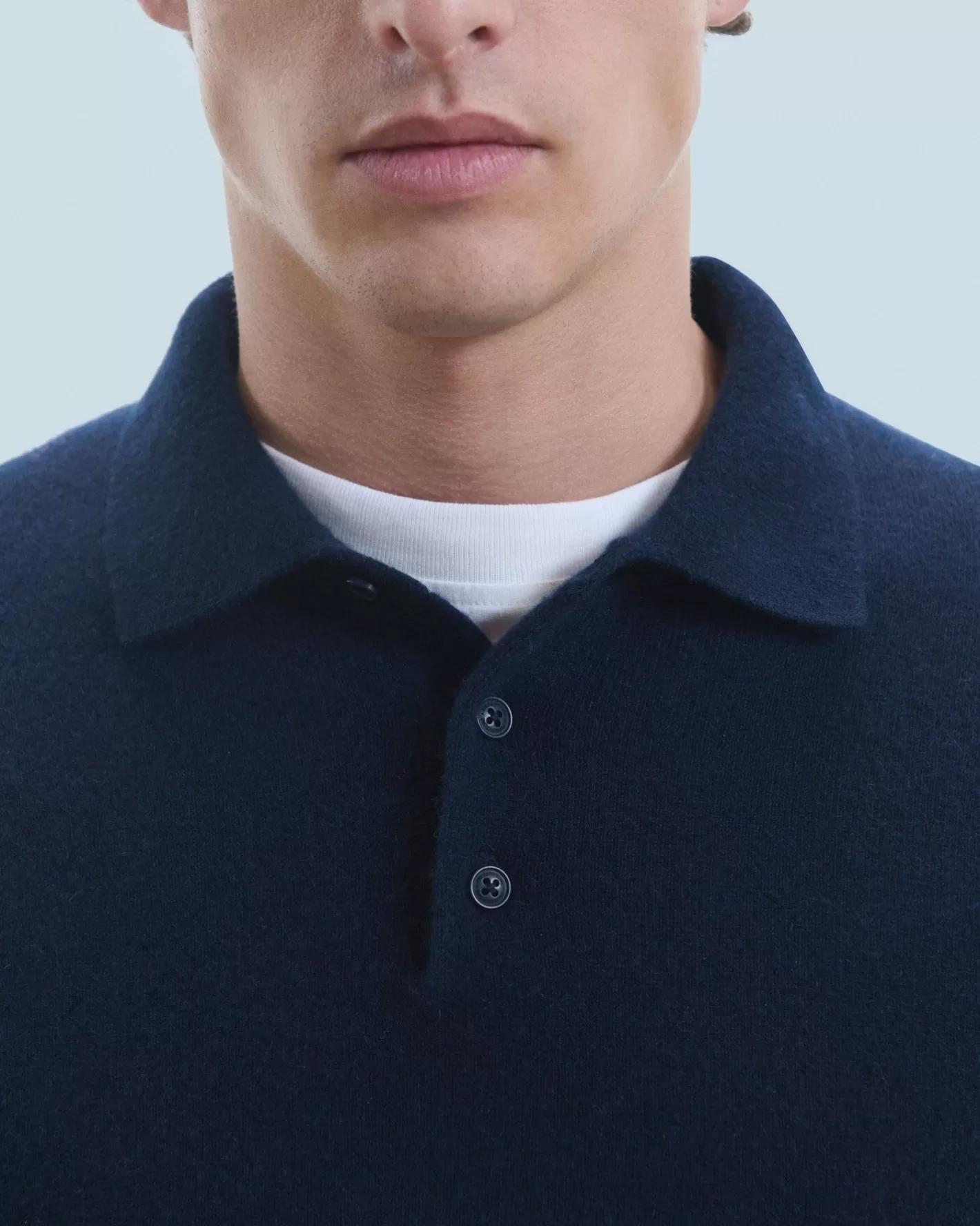 Maglione Collo A Polo Basic-FROM FUTURE New