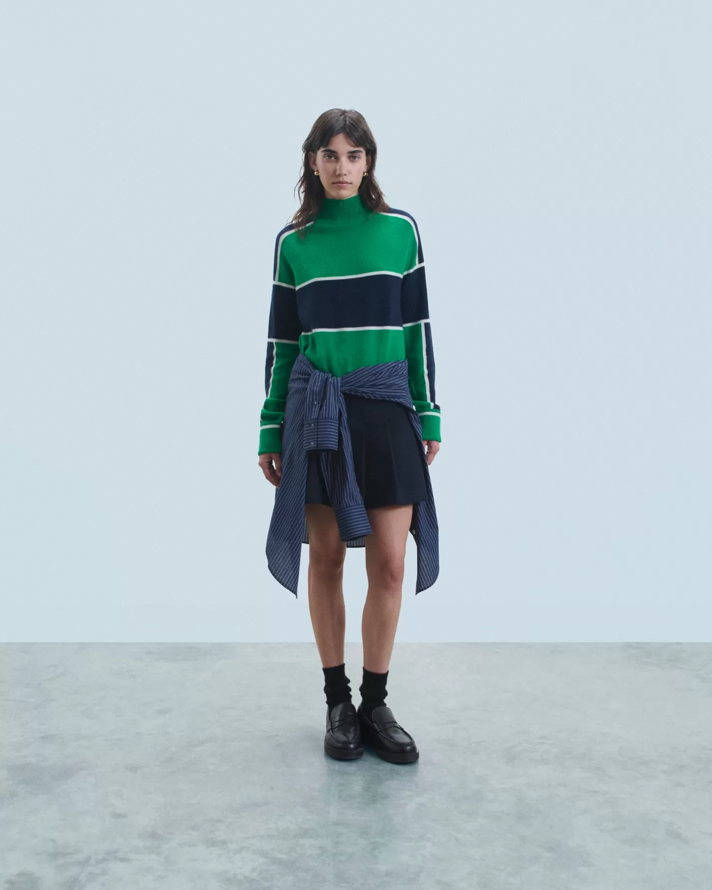 Maglione Collo Alto Con Bande-FROM FUTURE Cheap