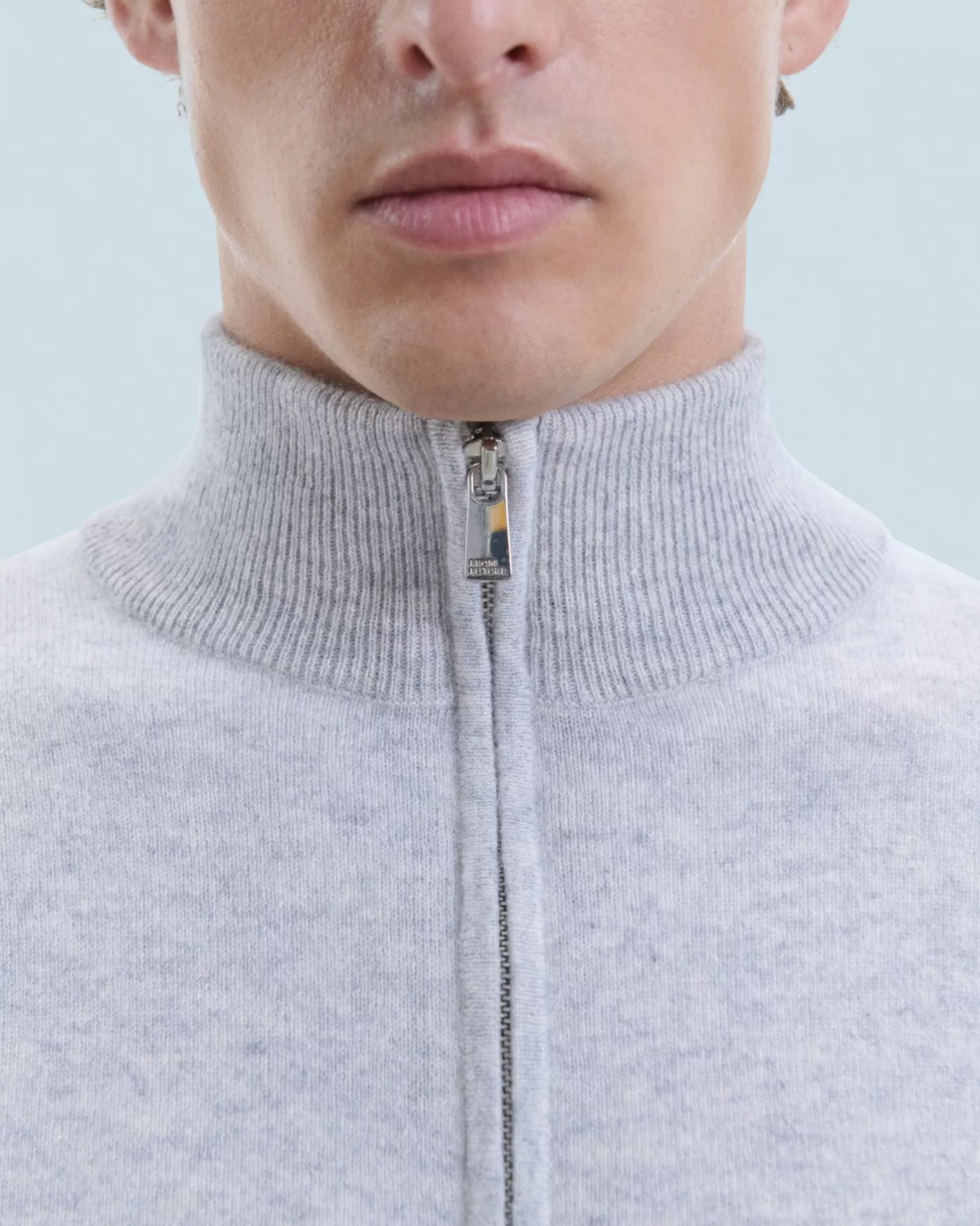 Maglione Collo Alto Con Zip Basic-FROM FUTURE Store