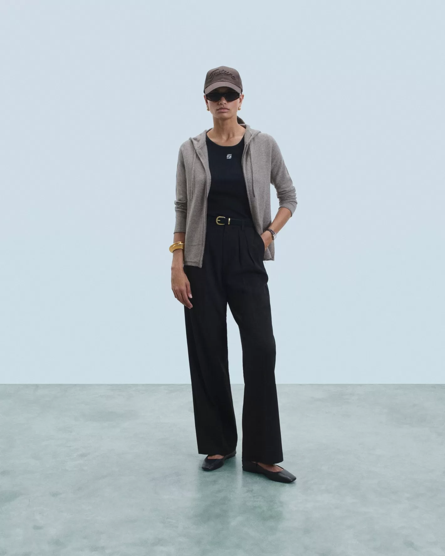 Maglione Con Cappuccio E Zip-FROM FUTURE New