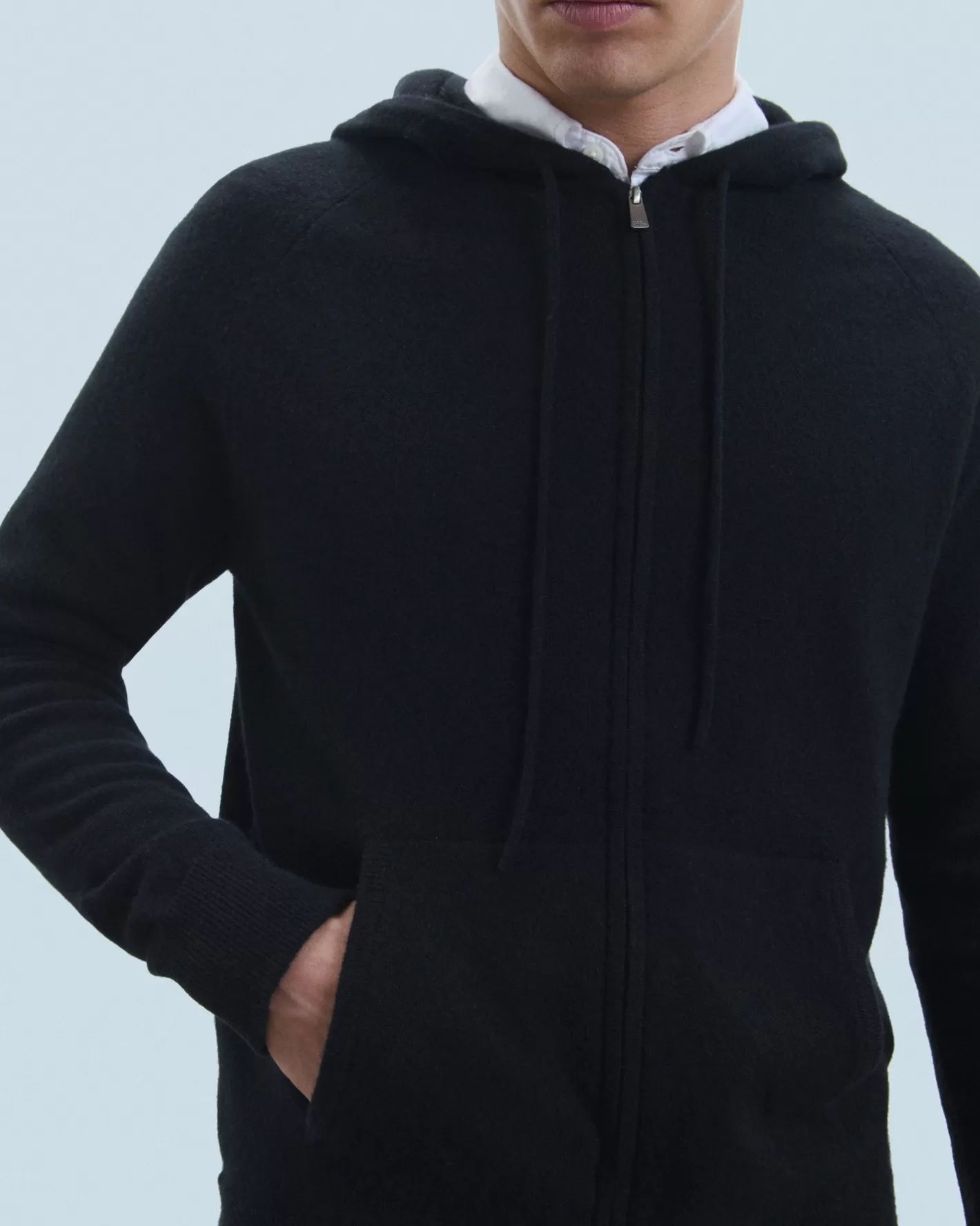 Maglione Con Cappuccio E Zip Basic-FROM FUTURE Shop