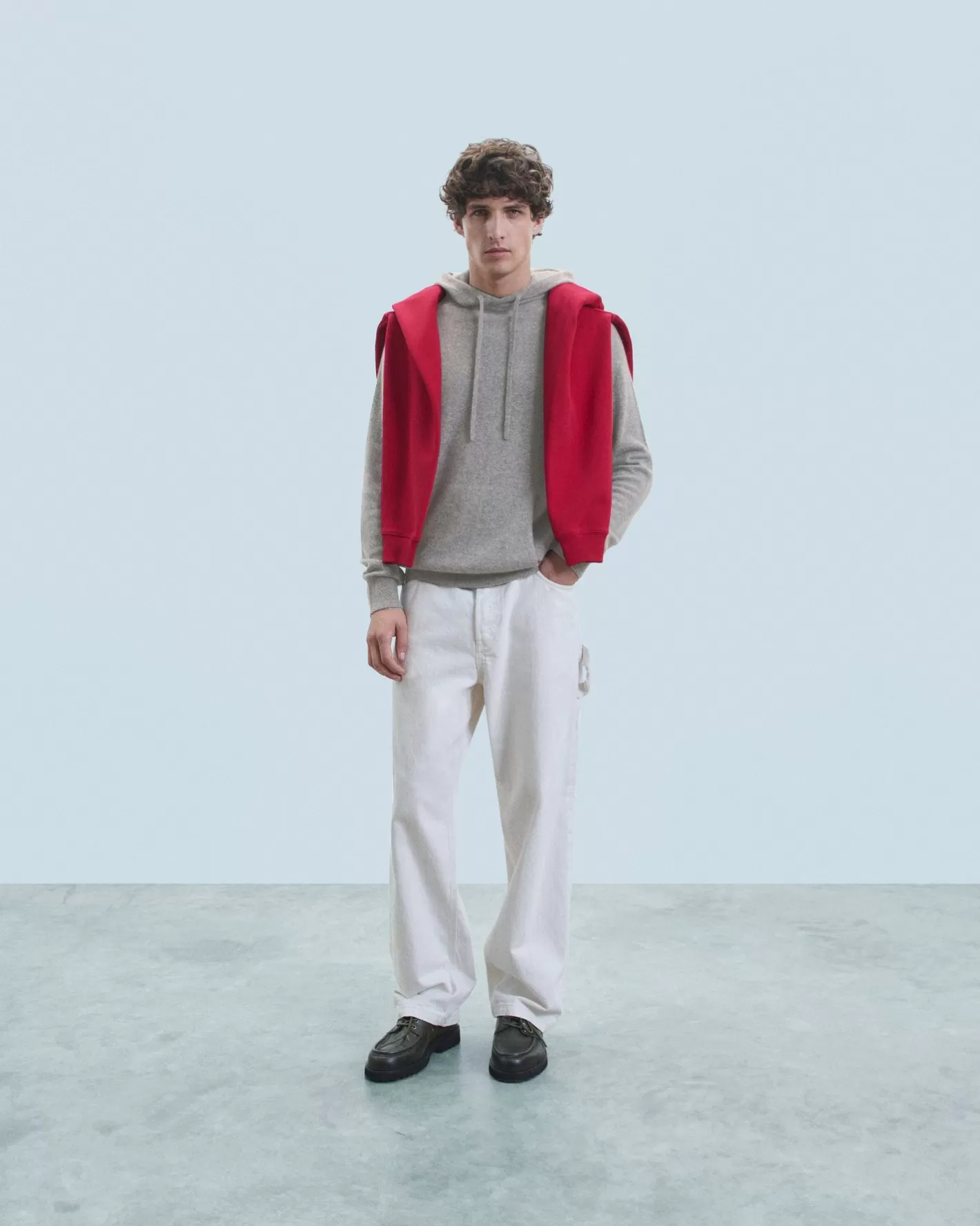Maglione Con Cappuccio Oversize Leggero-FROM FUTURE Outlet