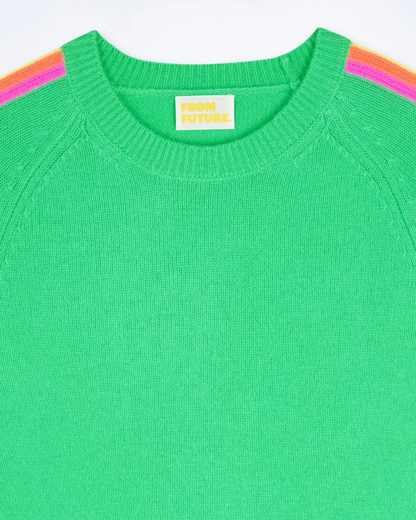 Maglione Girocollo Fasce Manica Multico-FROM FUTURE Best Sale