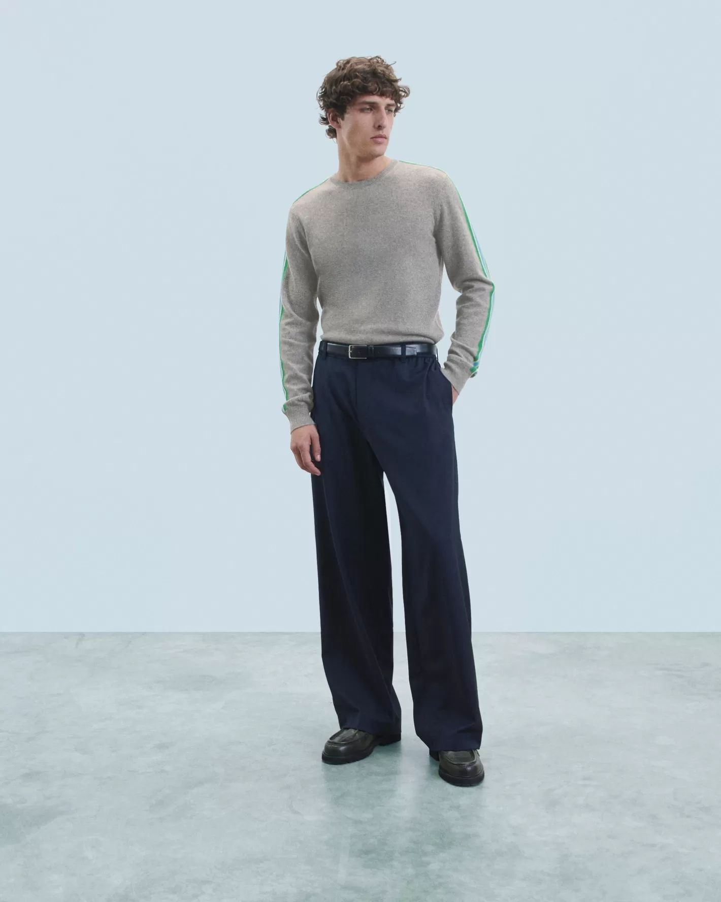 Maglione Girocollo Strisce-FROM FUTURE Online