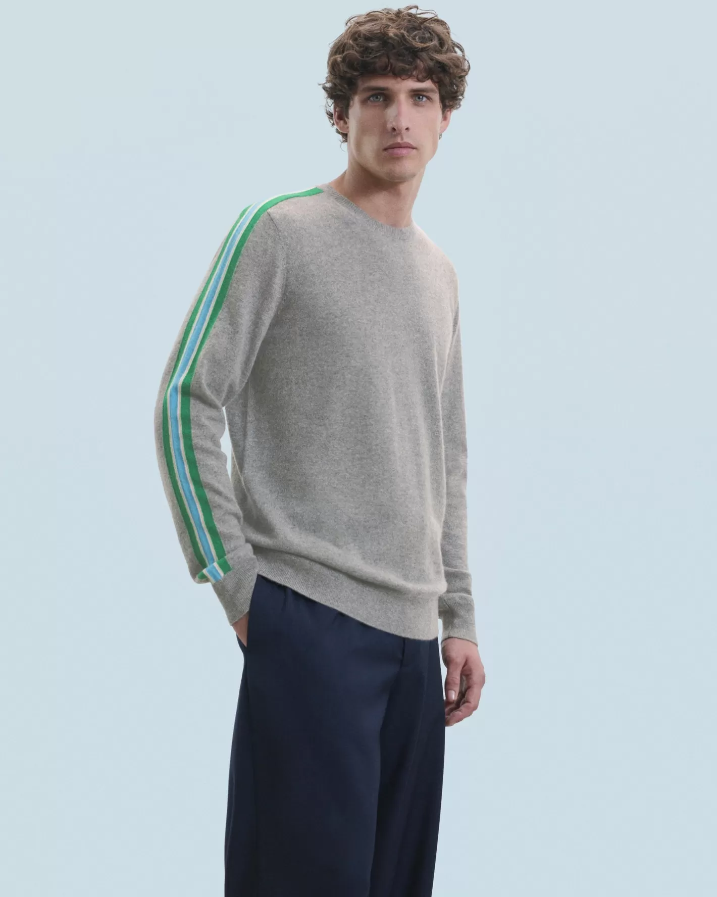 Maglione Girocollo Strisce-FROM FUTURE Online