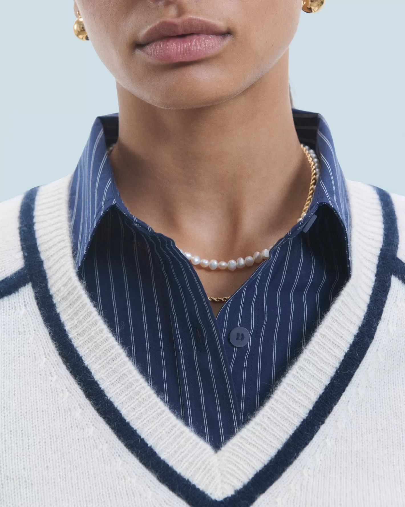 Maglione Scollo A V-FROM FUTURE Best