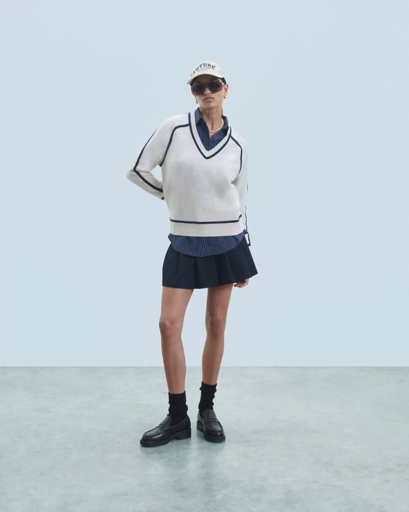 Maglione Scollo A V-FROM FUTURE Best