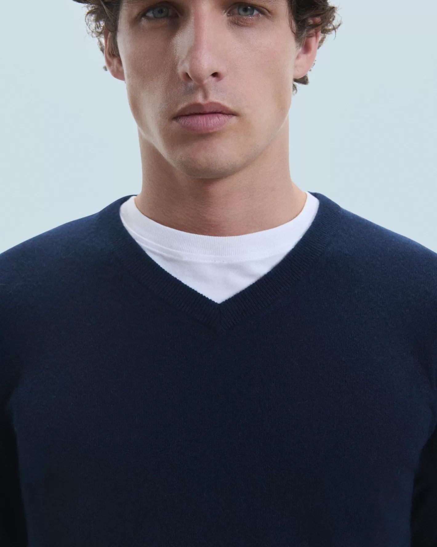 Maglione Scollo A V Basic-FROM FUTURE Shop