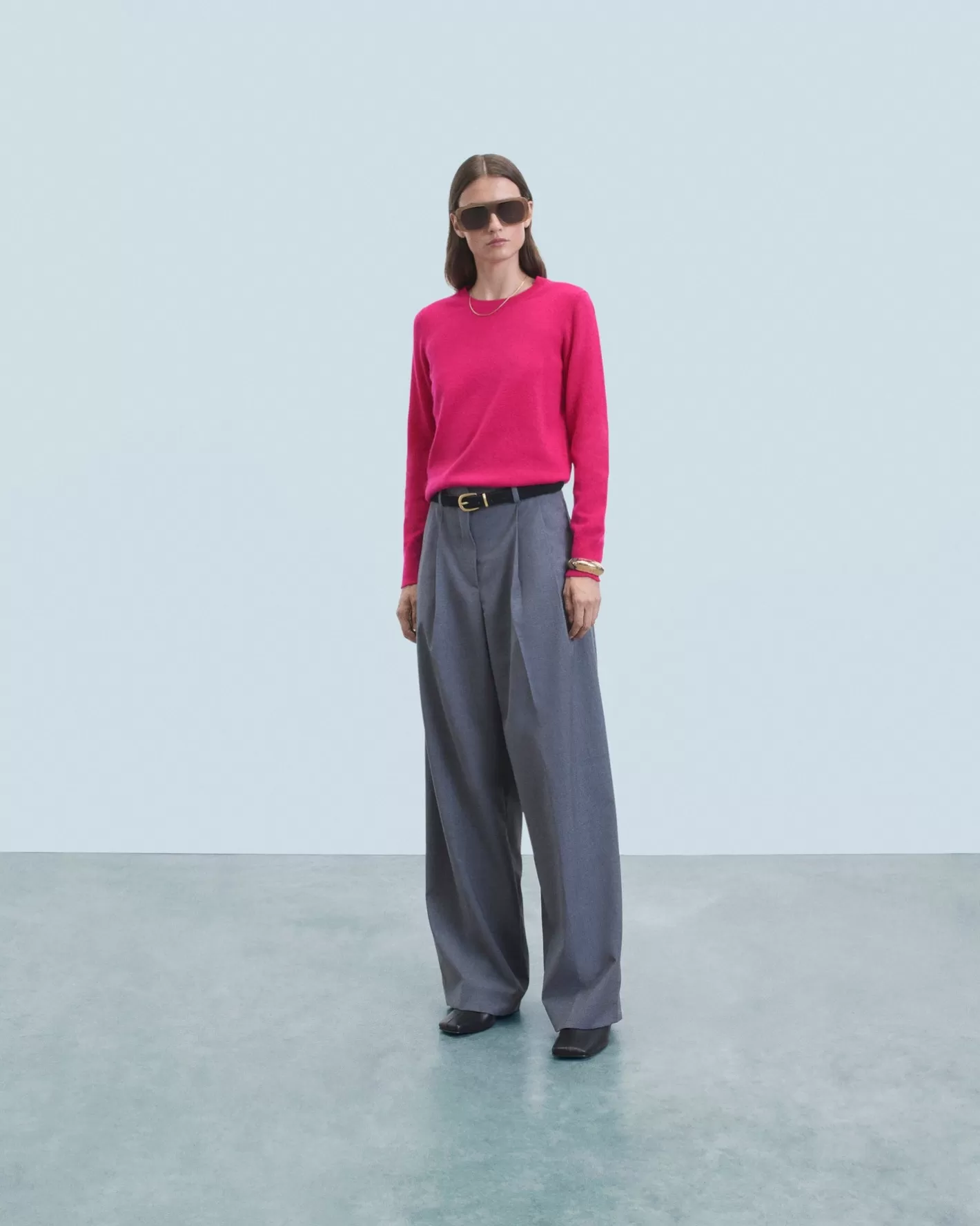 Maglione Scollo Tondo Basic-FROM FUTURE Best Sale