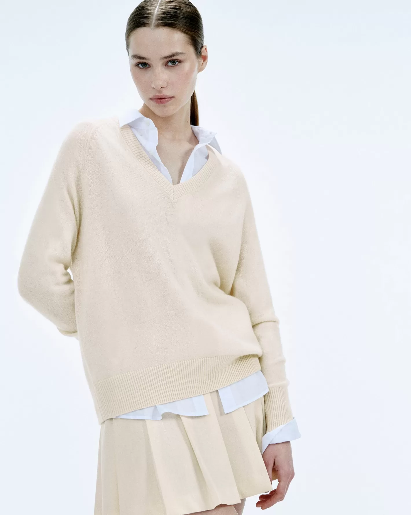 Maglioni Scollo A V Oversize Light-FROM FUTURE Outlet