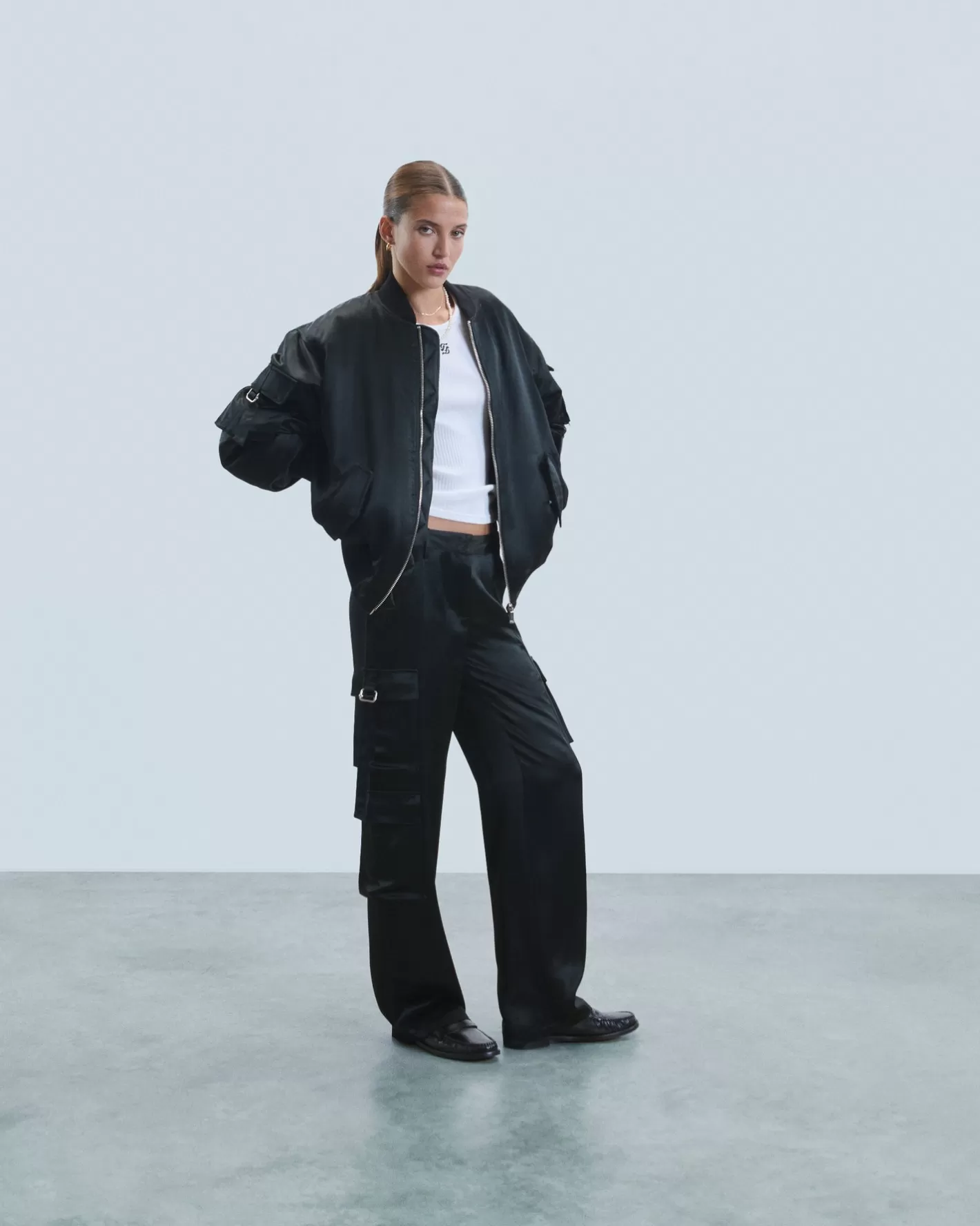 Outerwear Giacca Bomber Raso-FROM FUTURE Store