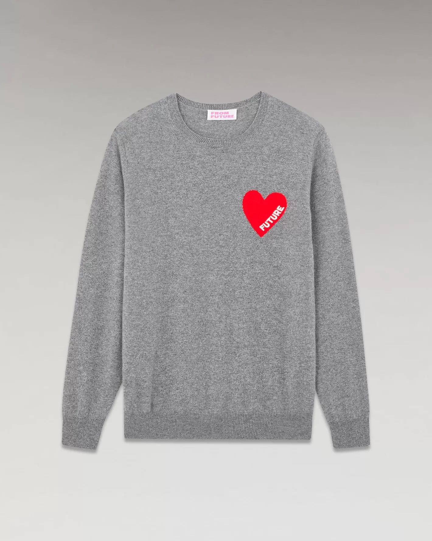 Pull Girocollo Con Cuore-FROM FUTURE New