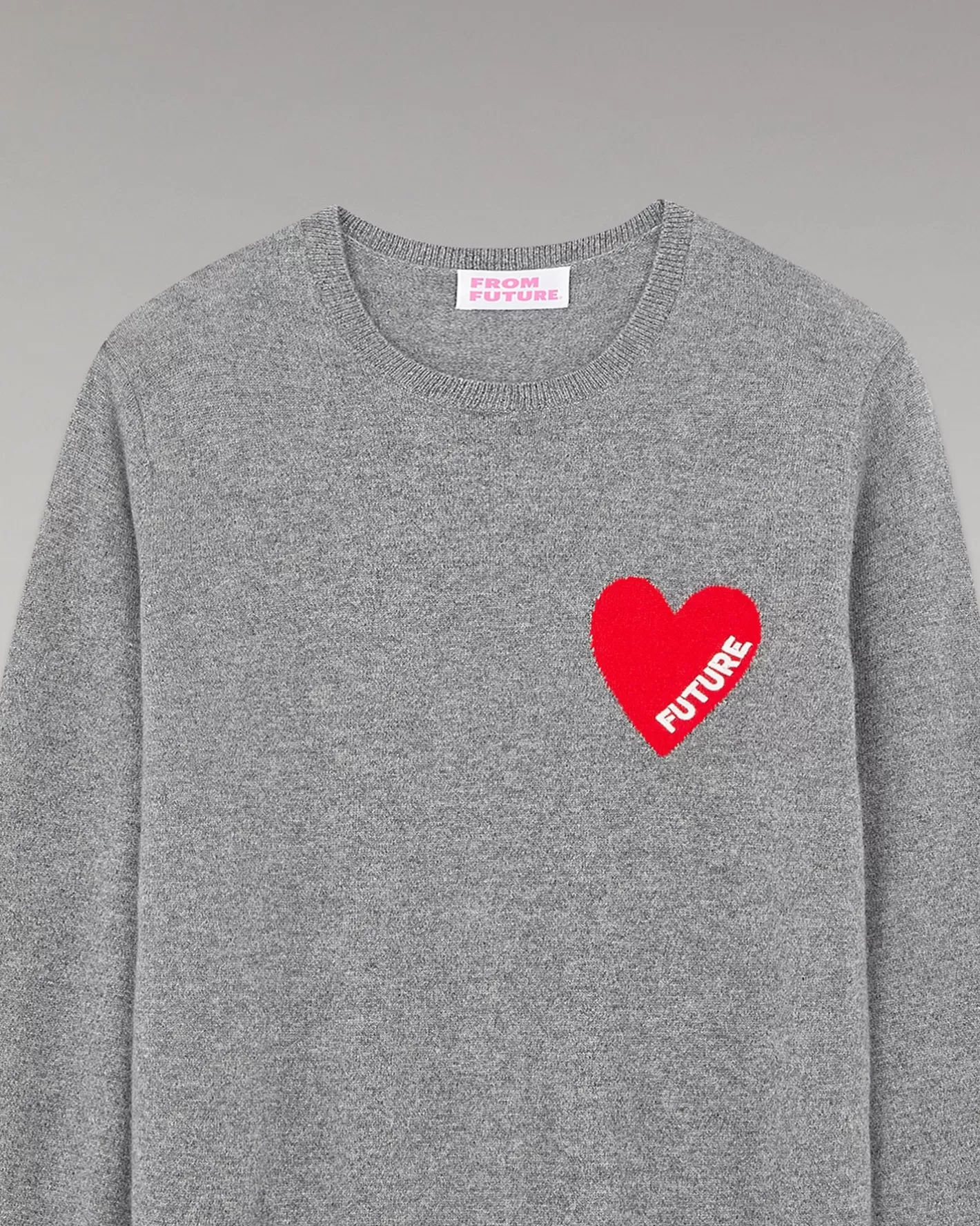 Pull Girocollo Con Cuore-FROM FUTURE New
