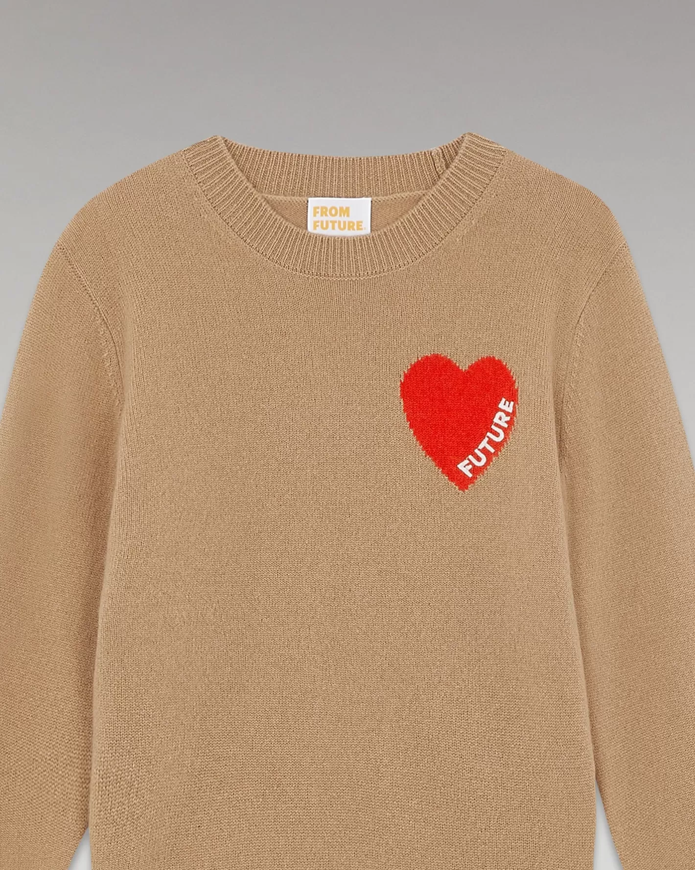 Pull Leggero Girocollo Con Cuore-FROM FUTURE Fashion