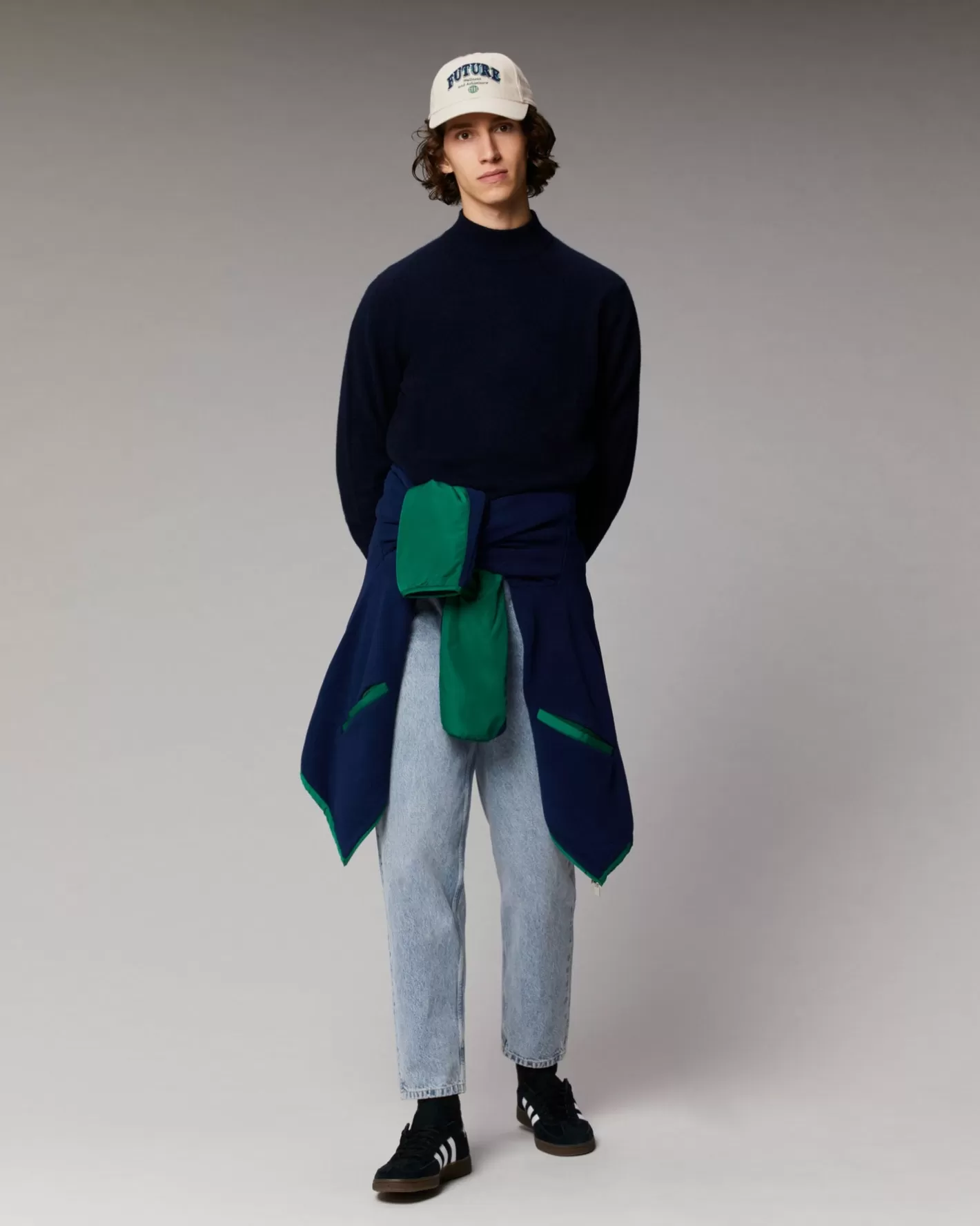 Pullover Collo Alto Basic Leggero-FROM FUTURE Best Sale