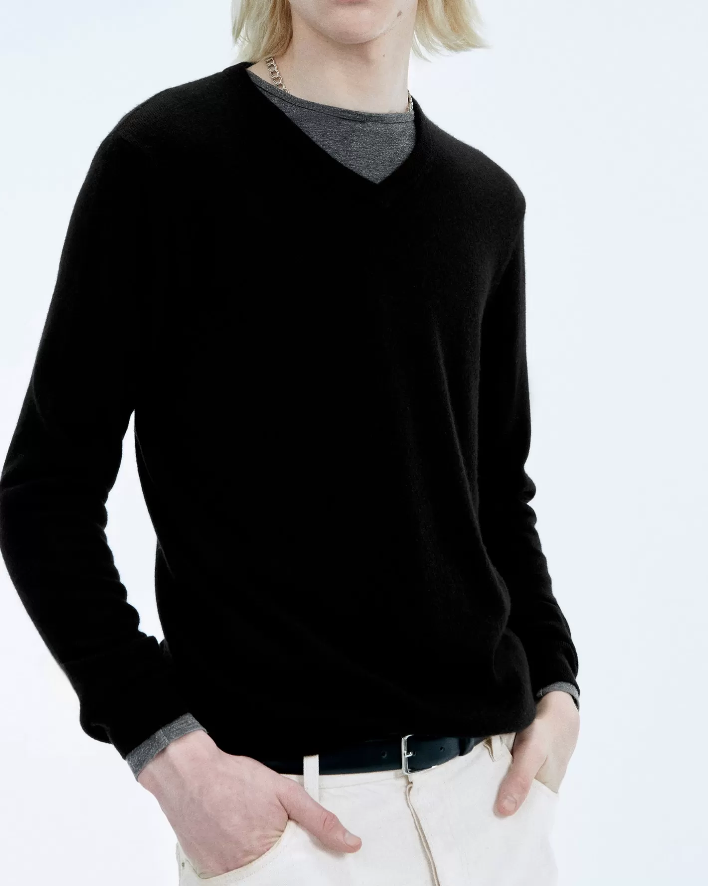 Pullover Scollo A V-FROM FUTURE Discount