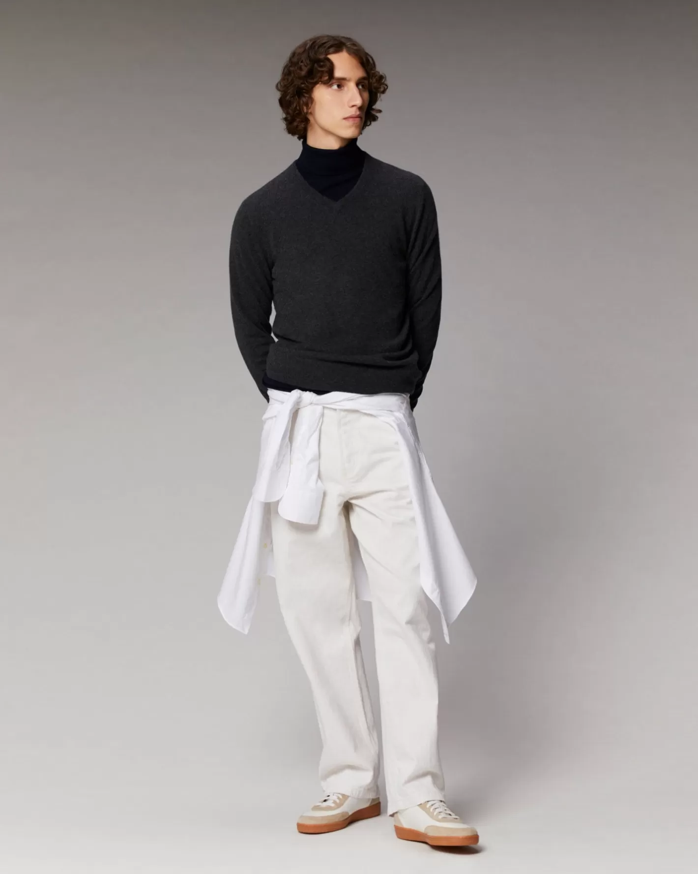 Pullover Scollo A V Basic-FROM FUTURE Cheap