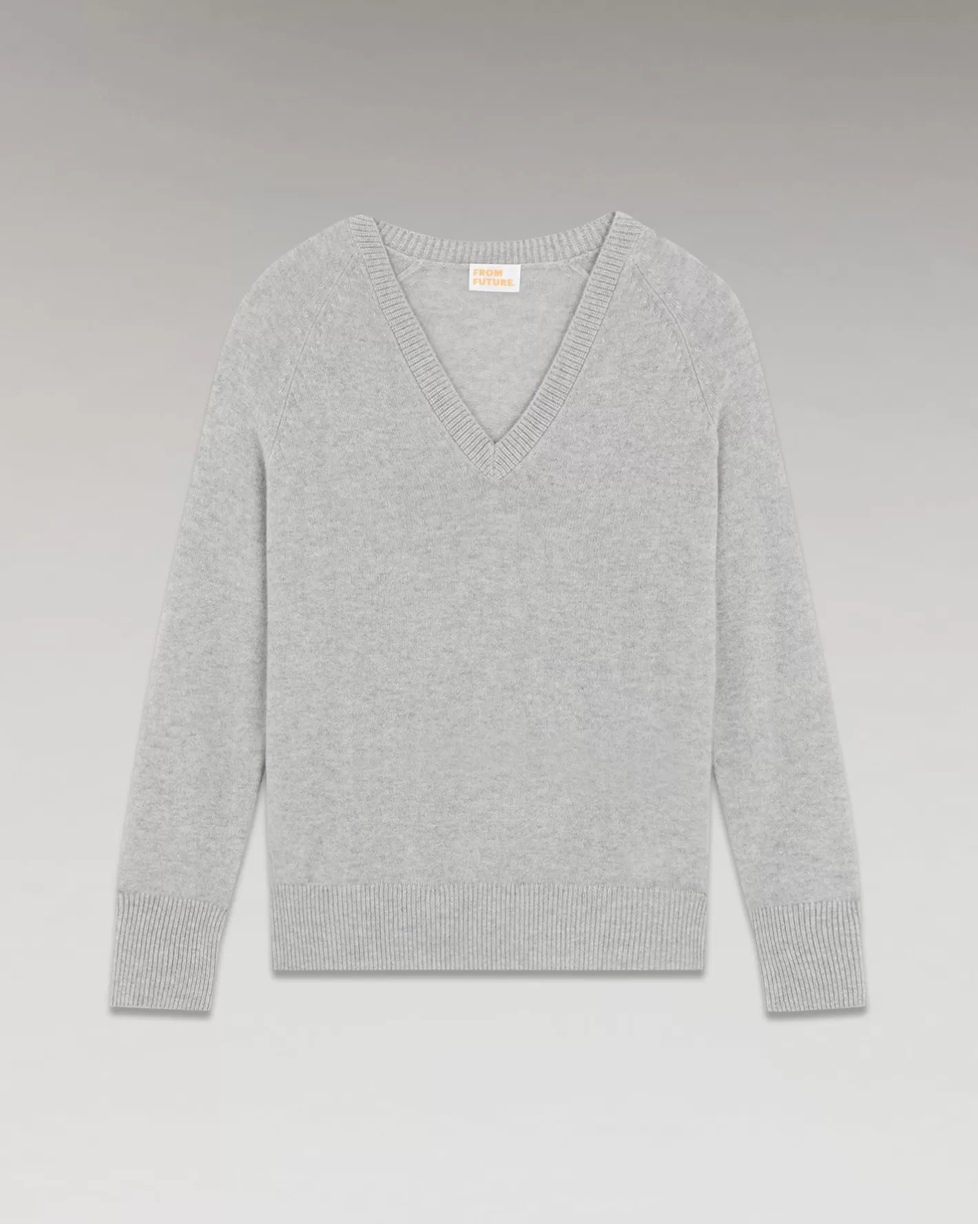 Pullover Scollo A V Oversize Leggero-FROM FUTURE Discount