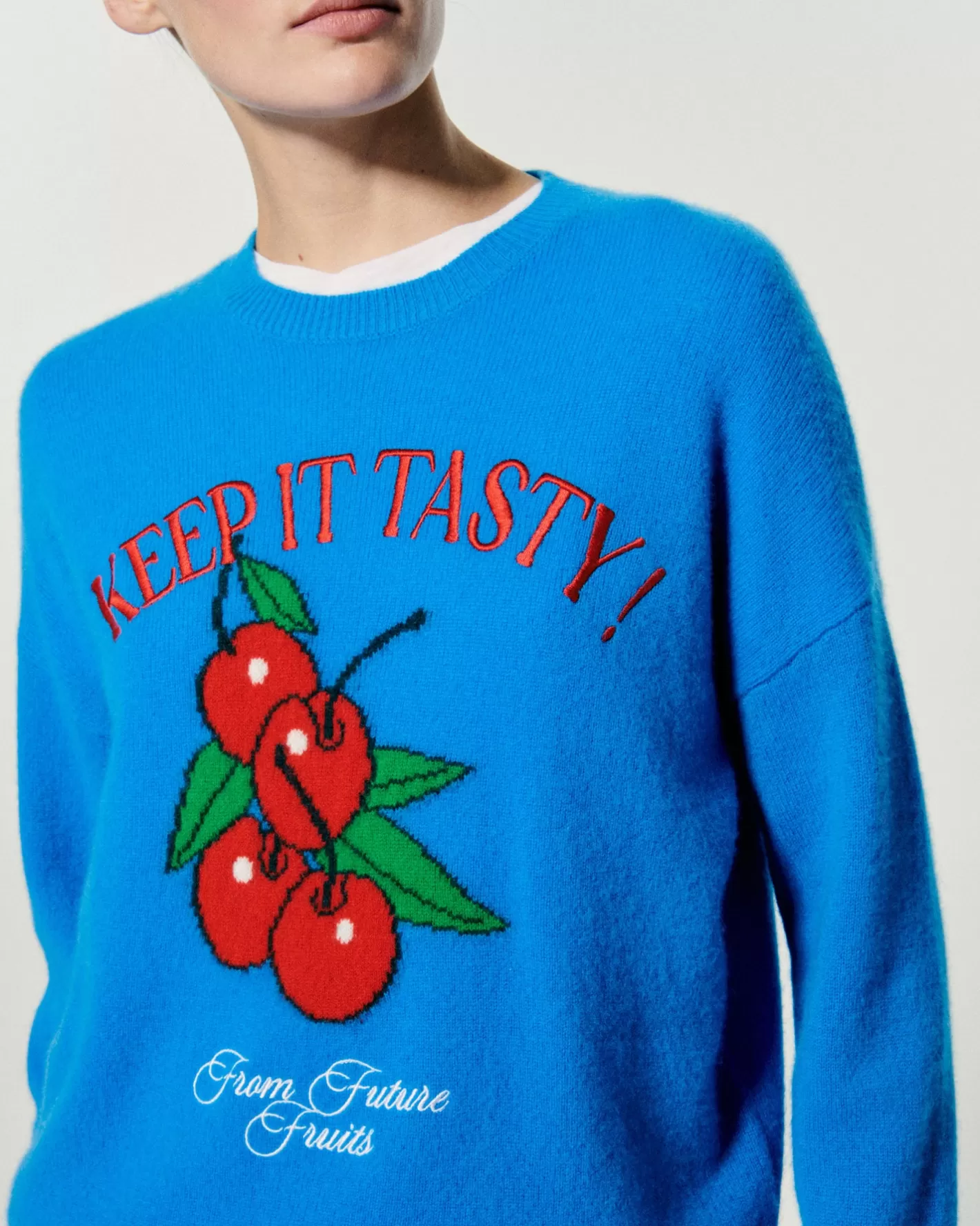 Pullover Scollo Tondo Keep It Tasty-FROM FUTURE Flash Sale