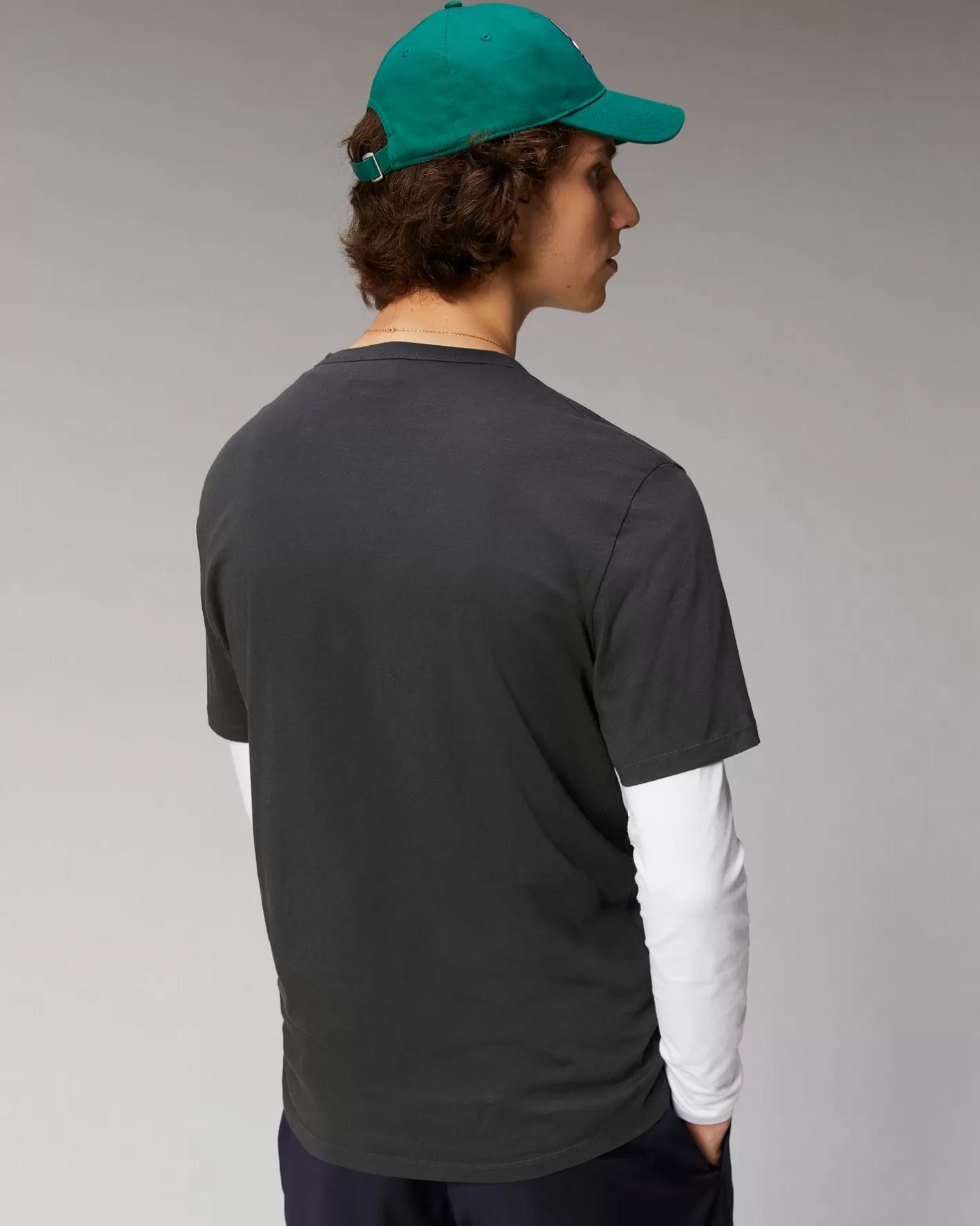 T-Shirt Girocollo Maniche Corte Basic-FROM FUTURE Clearance