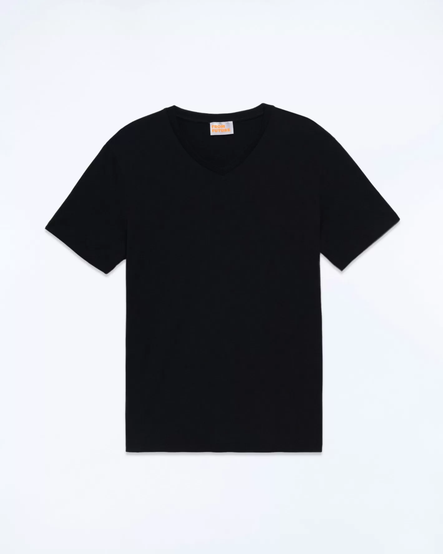 T-shirt Scollo A V Maniche Corte-FROM FUTURE Online
