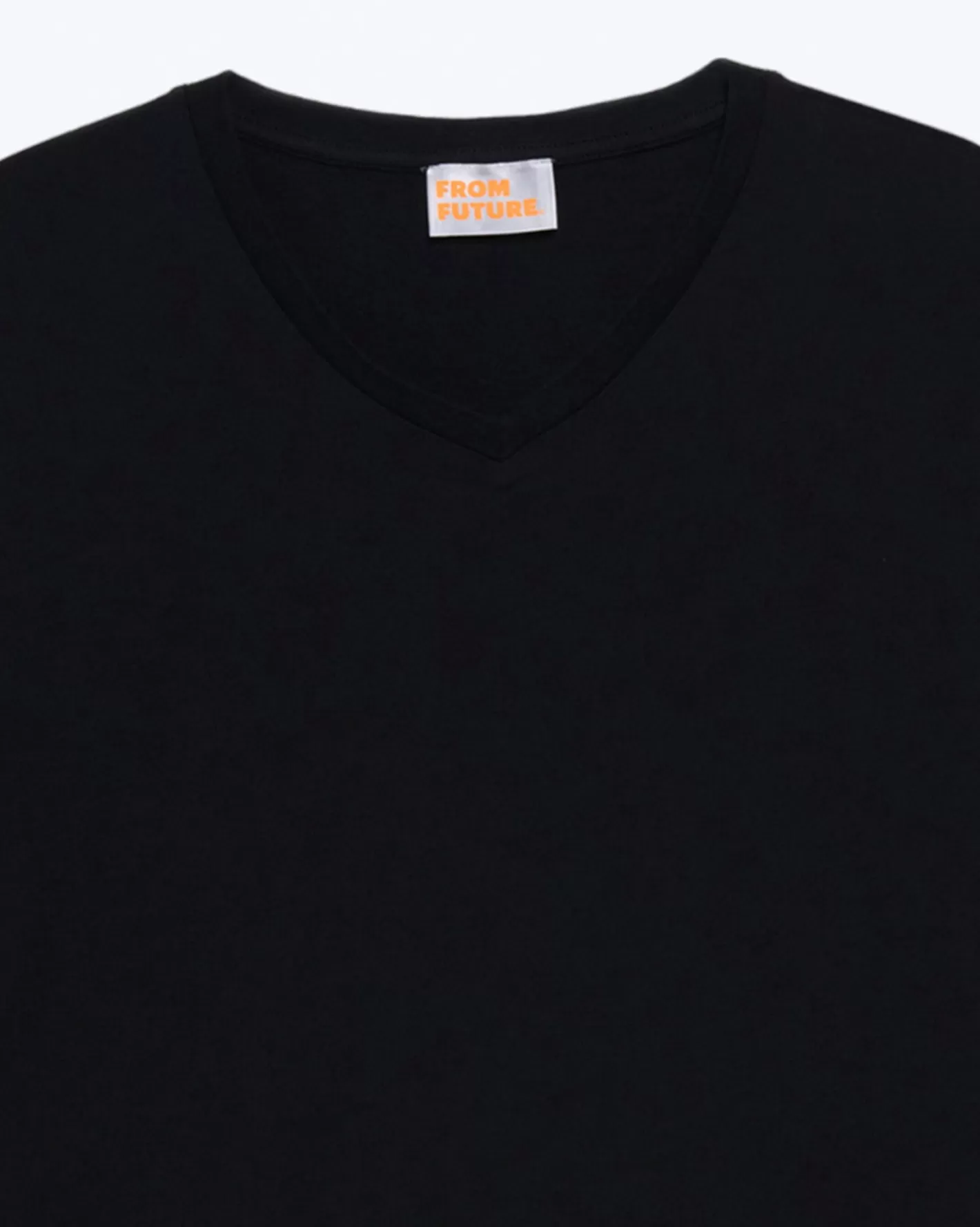 T-shirt Scollo A V Maniche Corte-FROM FUTURE Online