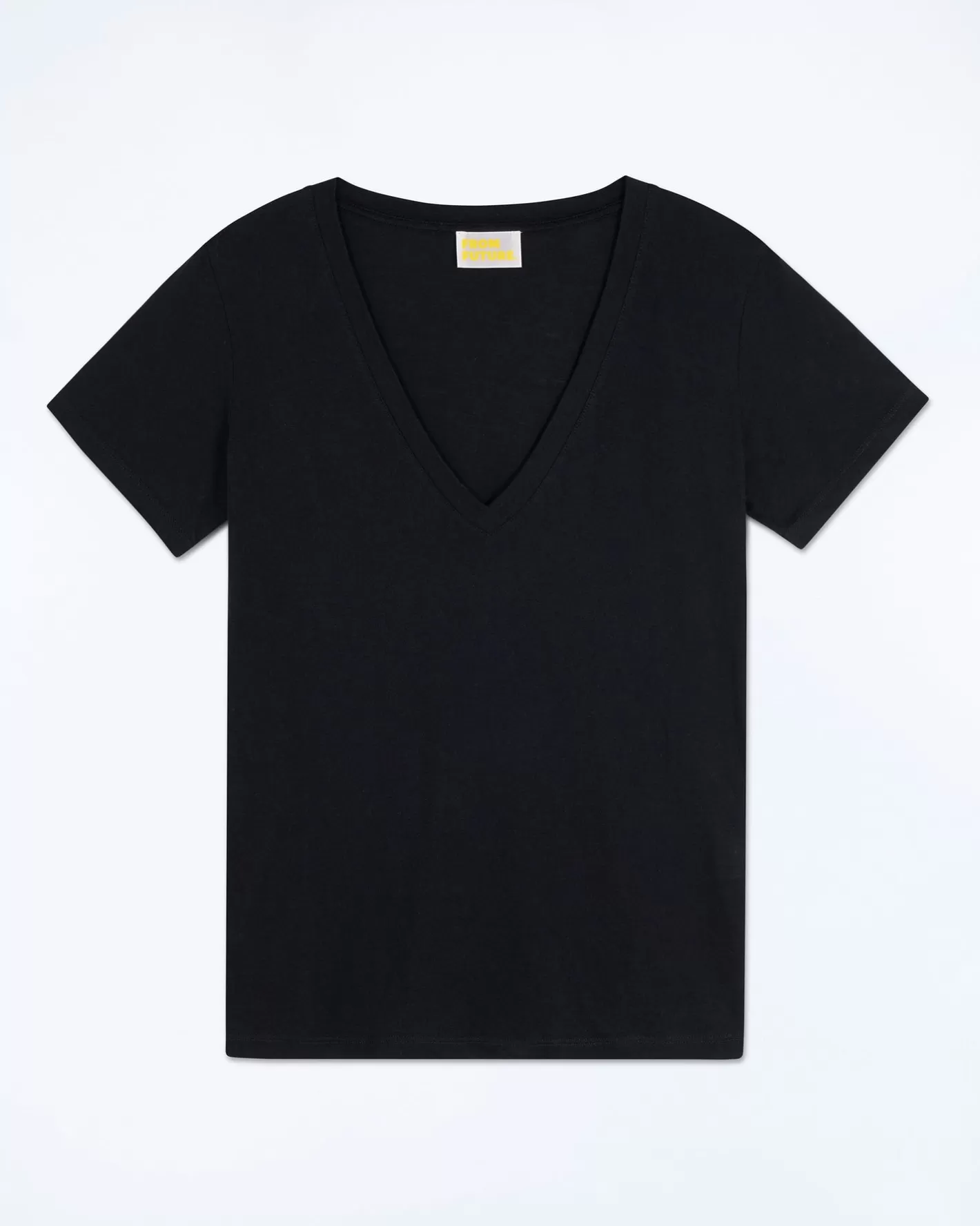 T-Shirt Scollo A V Supima-FROM FUTURE Cheap