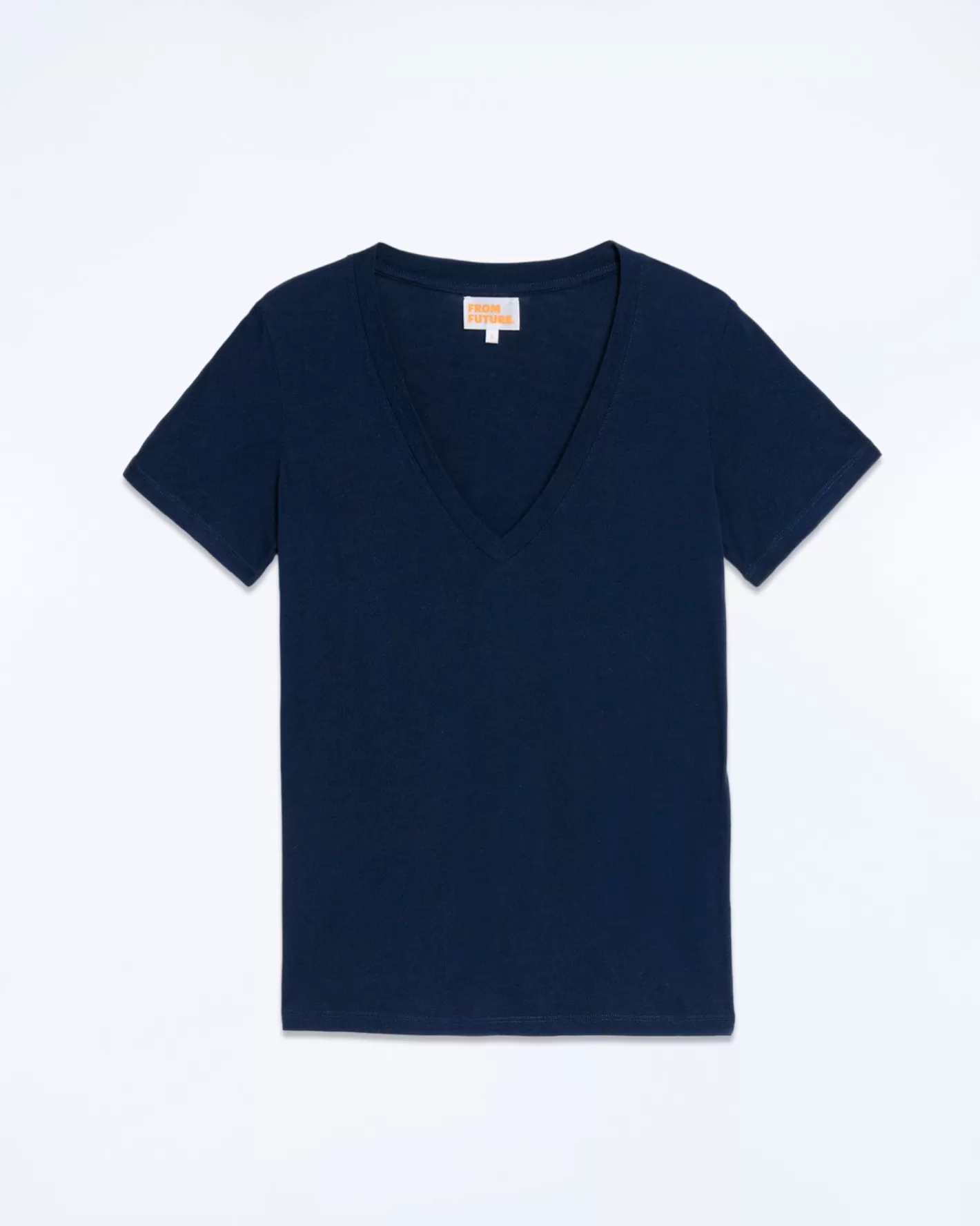 T-Shirt Scollo A V Supima-FROM FUTURE Discount