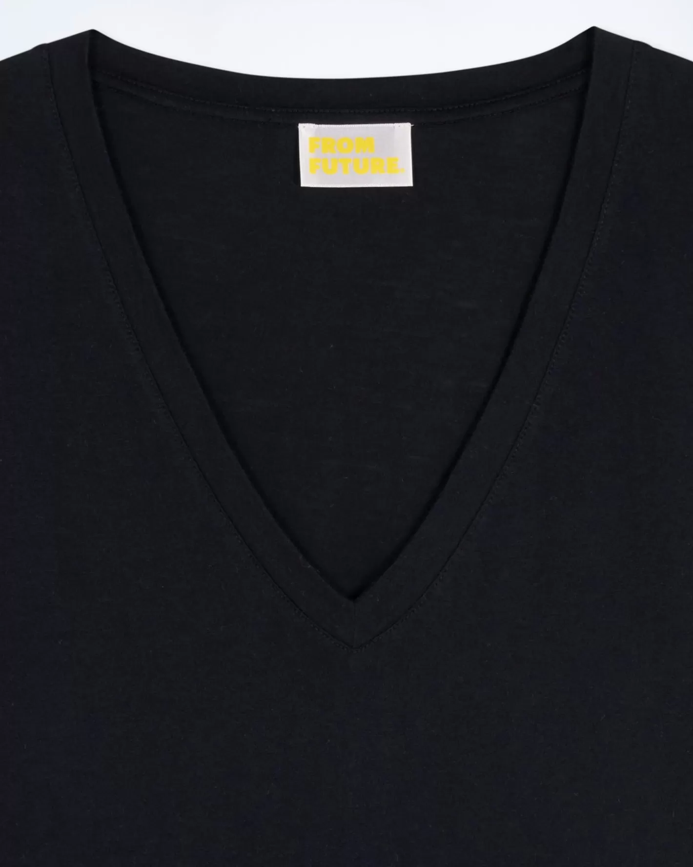 T-Shirt Scollo A V Supima-FROM FUTURE Cheap