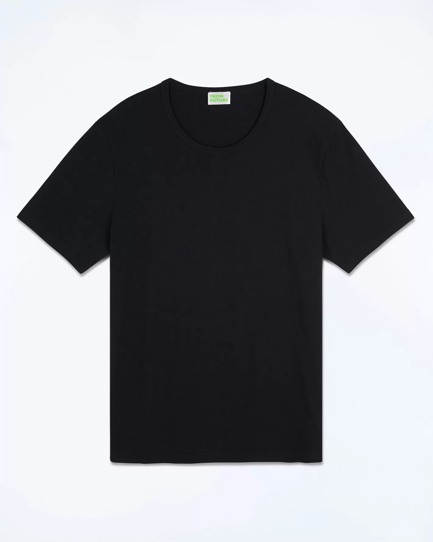 T-Shirt Scollo Tondo Maniche Corte-FROM FUTURE Fashion