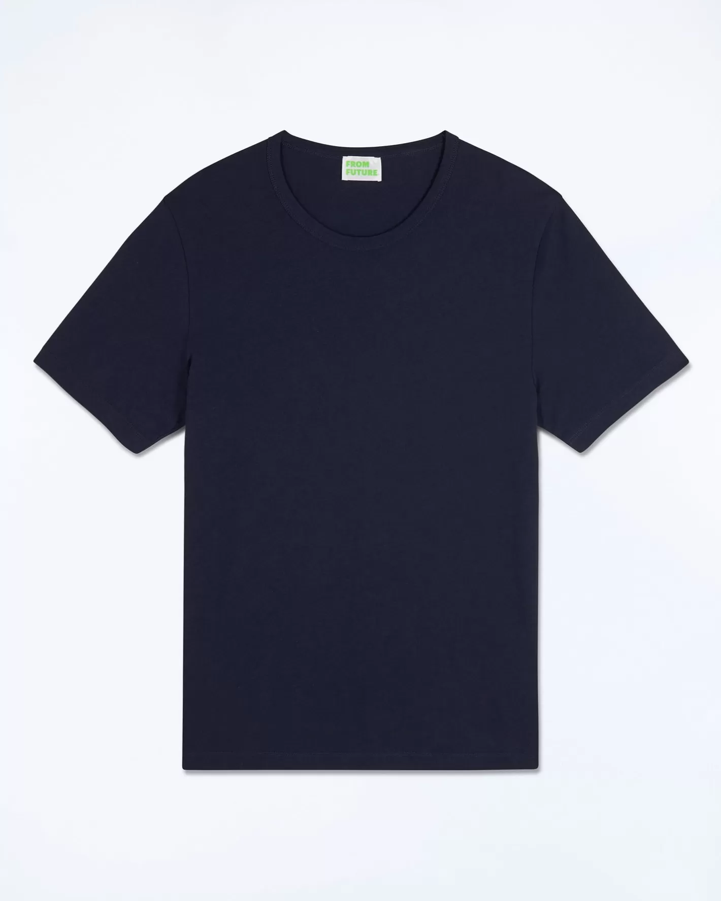 T-Shirt Scollo Tondo Maniche Corte-FROM FUTURE Cheap