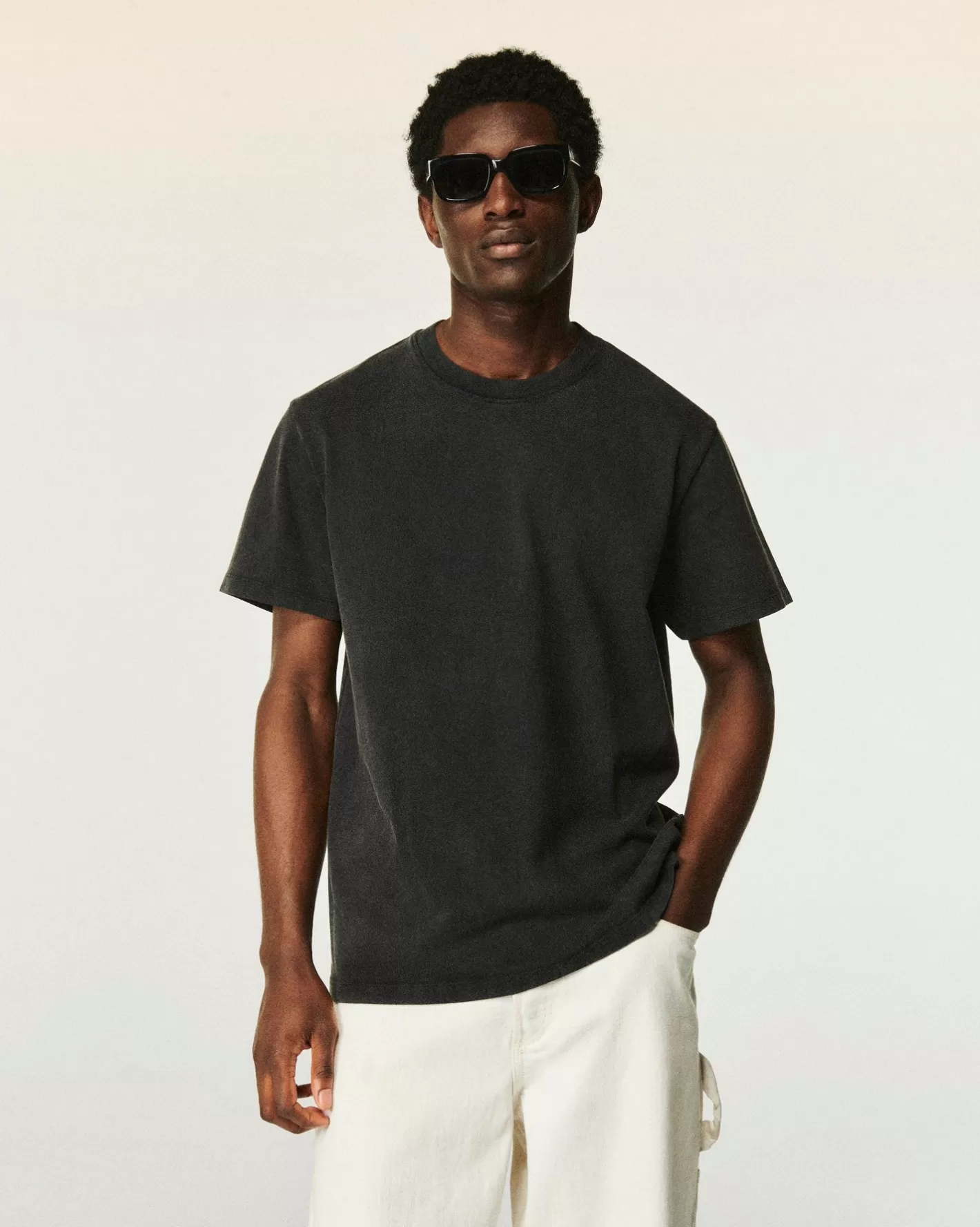 T-Shirt Scollo Tondo Maniche Corte-FROM FUTURE Hot