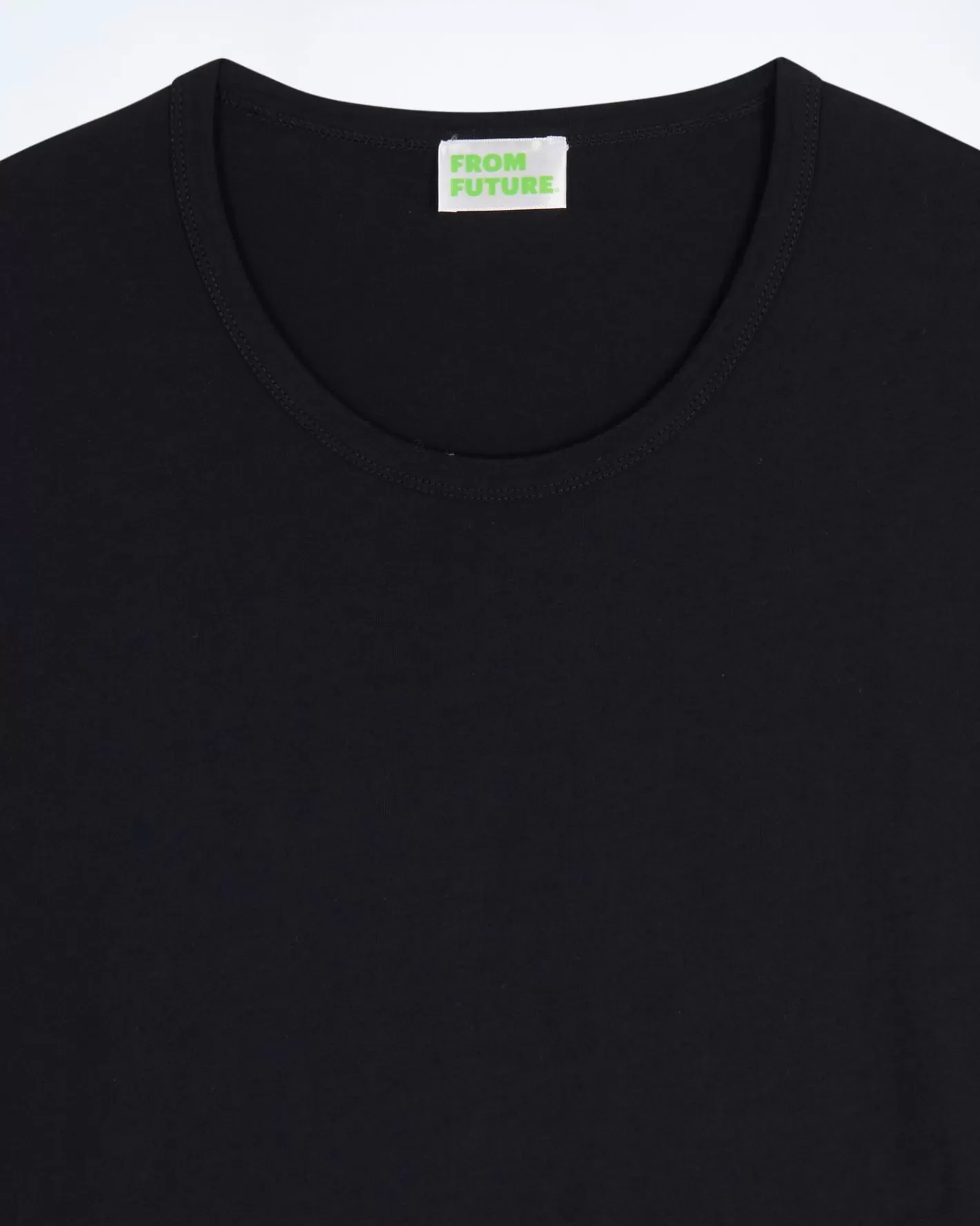 T-Shirt Scollo Tondo Maniche Corte-FROM FUTURE Fashion