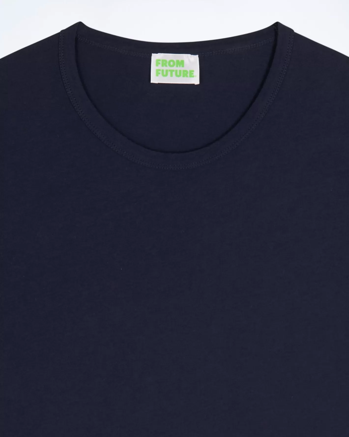 T-Shirt Scollo Tondo Maniche Corte-FROM FUTURE Cheap