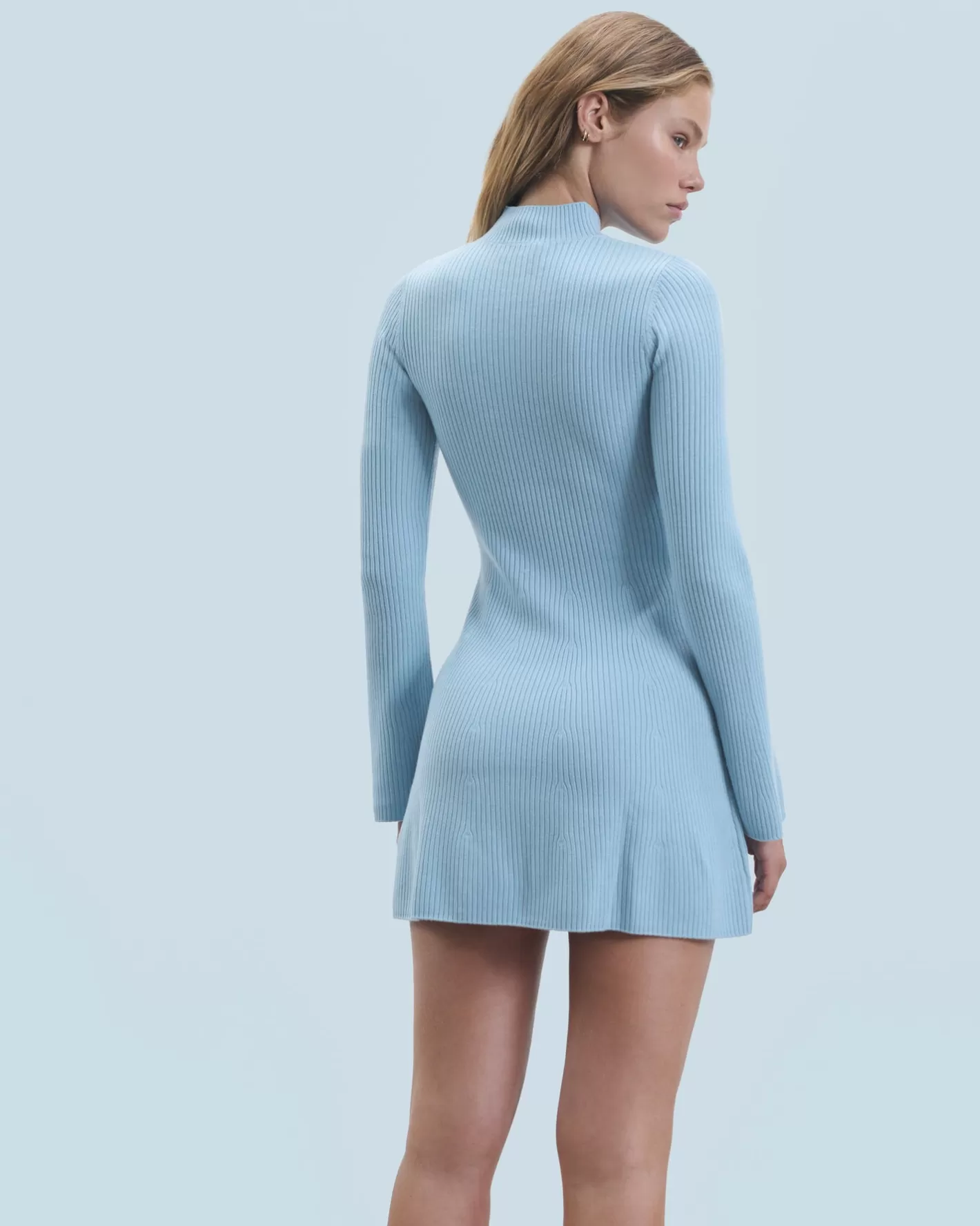 Vestito Corto Maniche Lunghe-FROM FUTURE Fashion