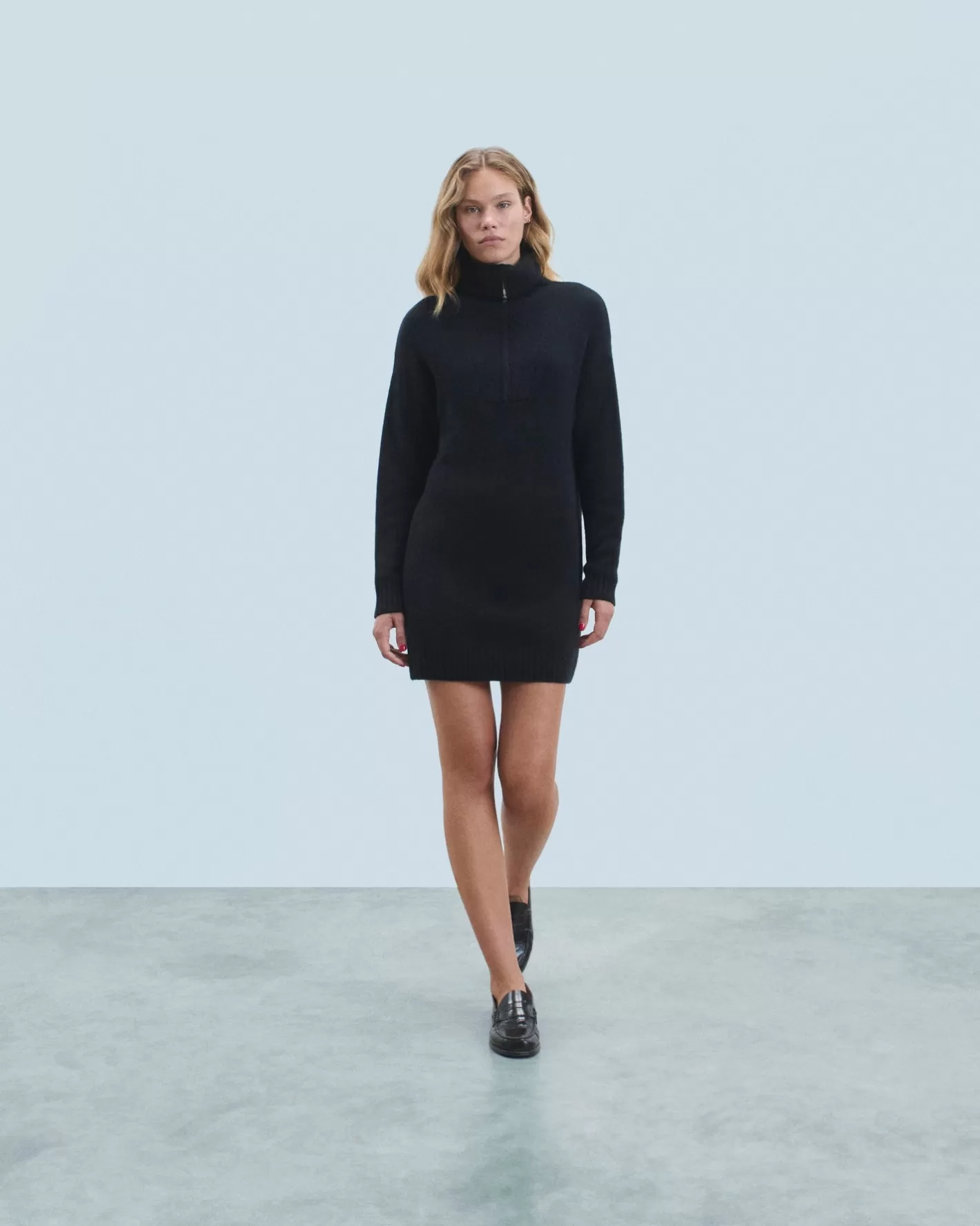 Vestito Corto Maniche Lunghe-FROM FUTURE Cheap