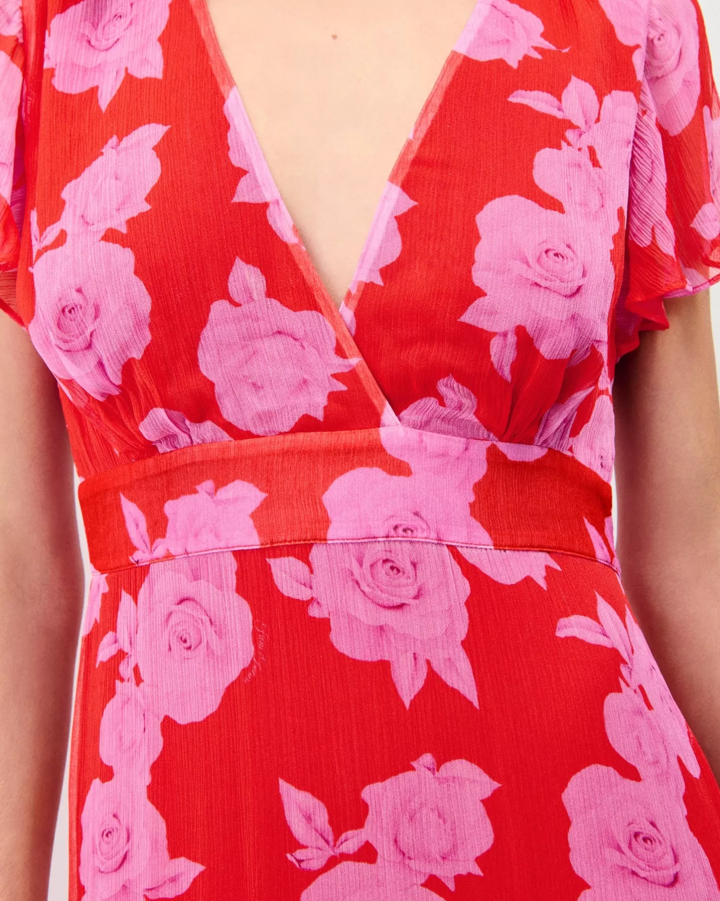 Vestito Lungo Maniche Corte Julia-FROM FUTURE Cheap
