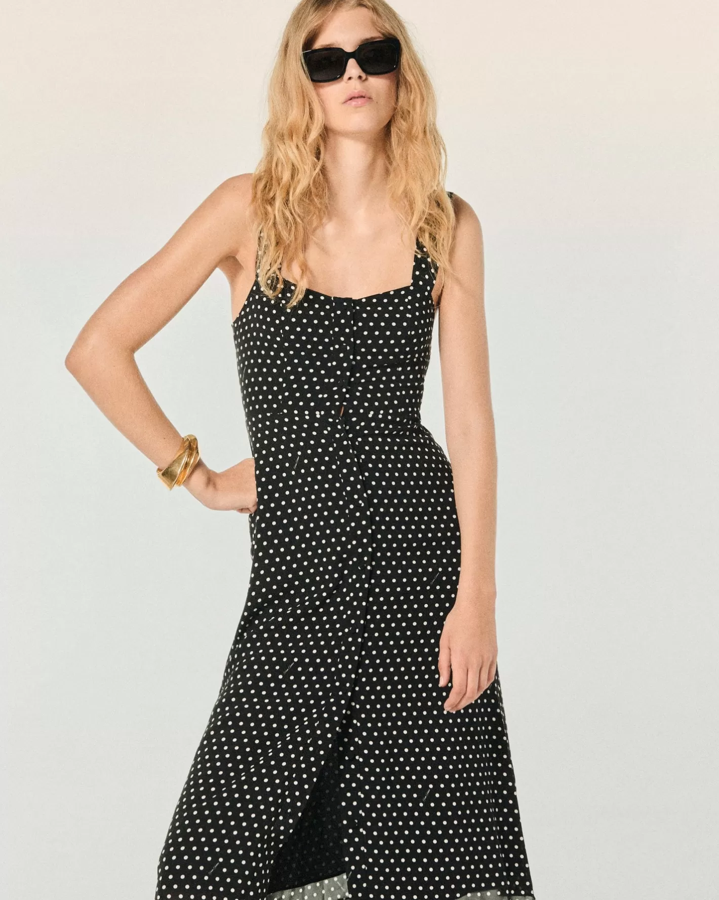 Vestito Lungo Spallina Leatitia-FROM FUTURE Shop