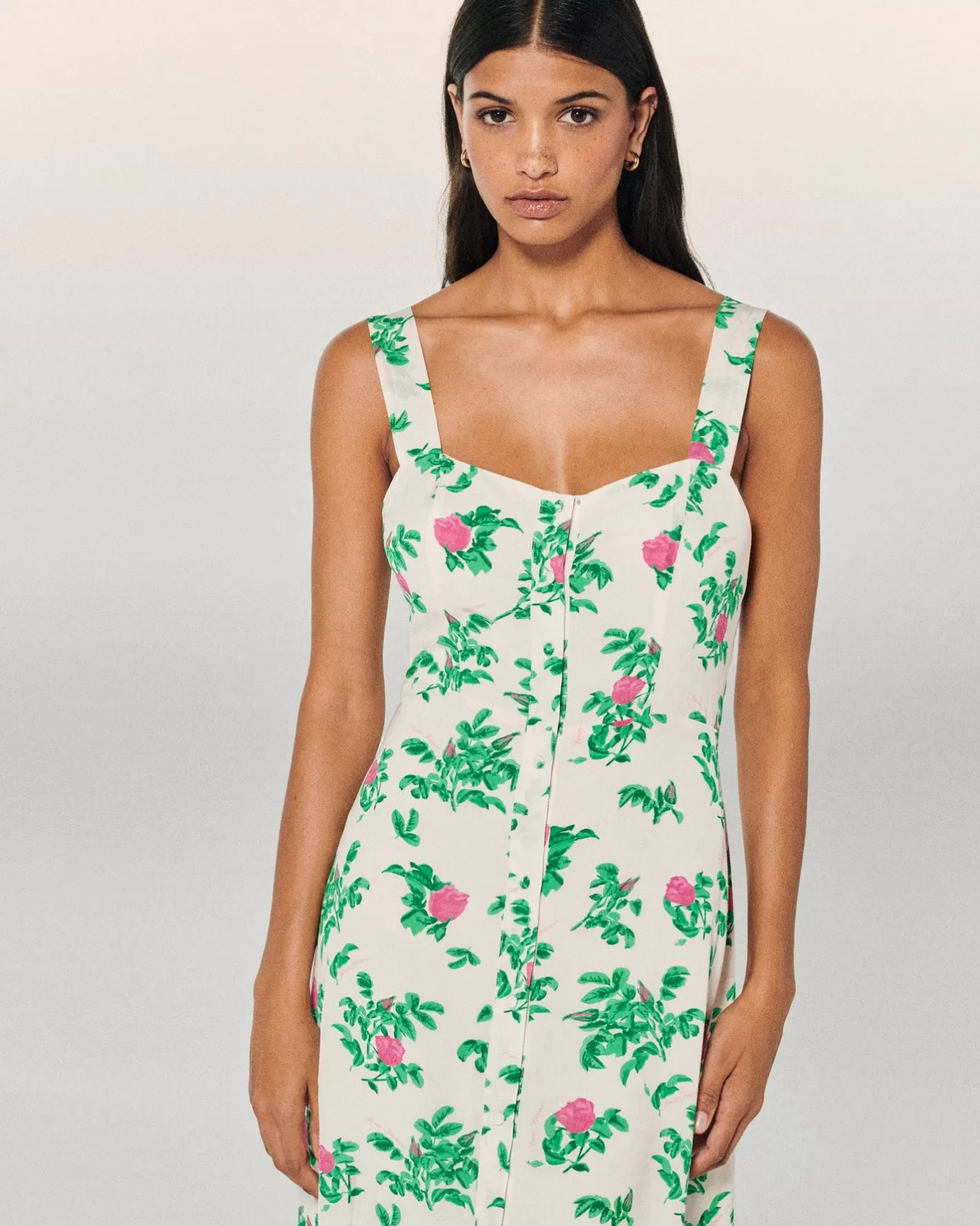 Vestito Lungo Spallina Leatitia-FROM FUTURE Flash Sale