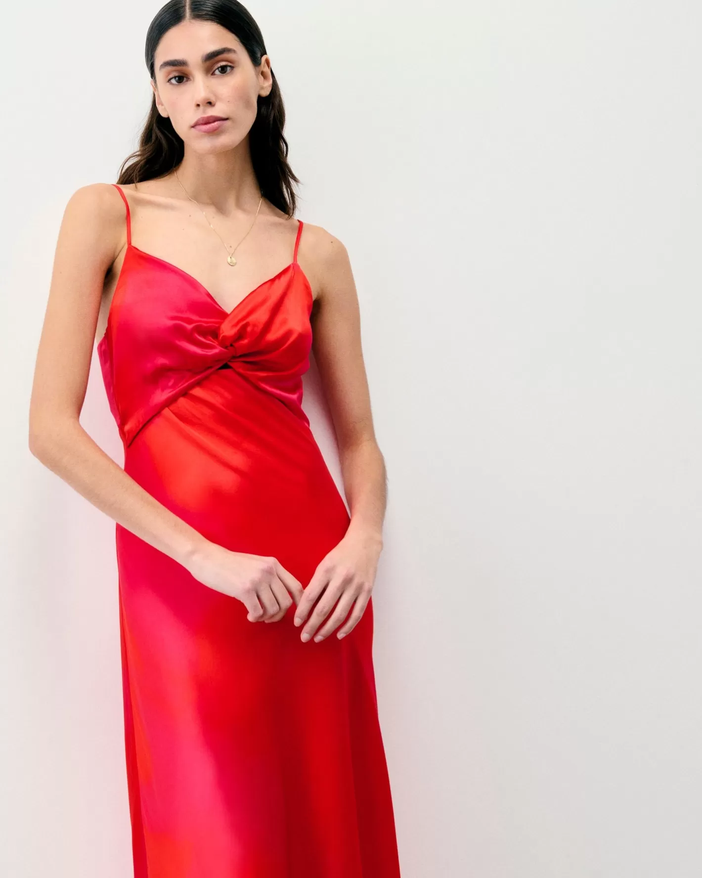 Vestito Lungo Spallina Salma-FROM FUTURE Store